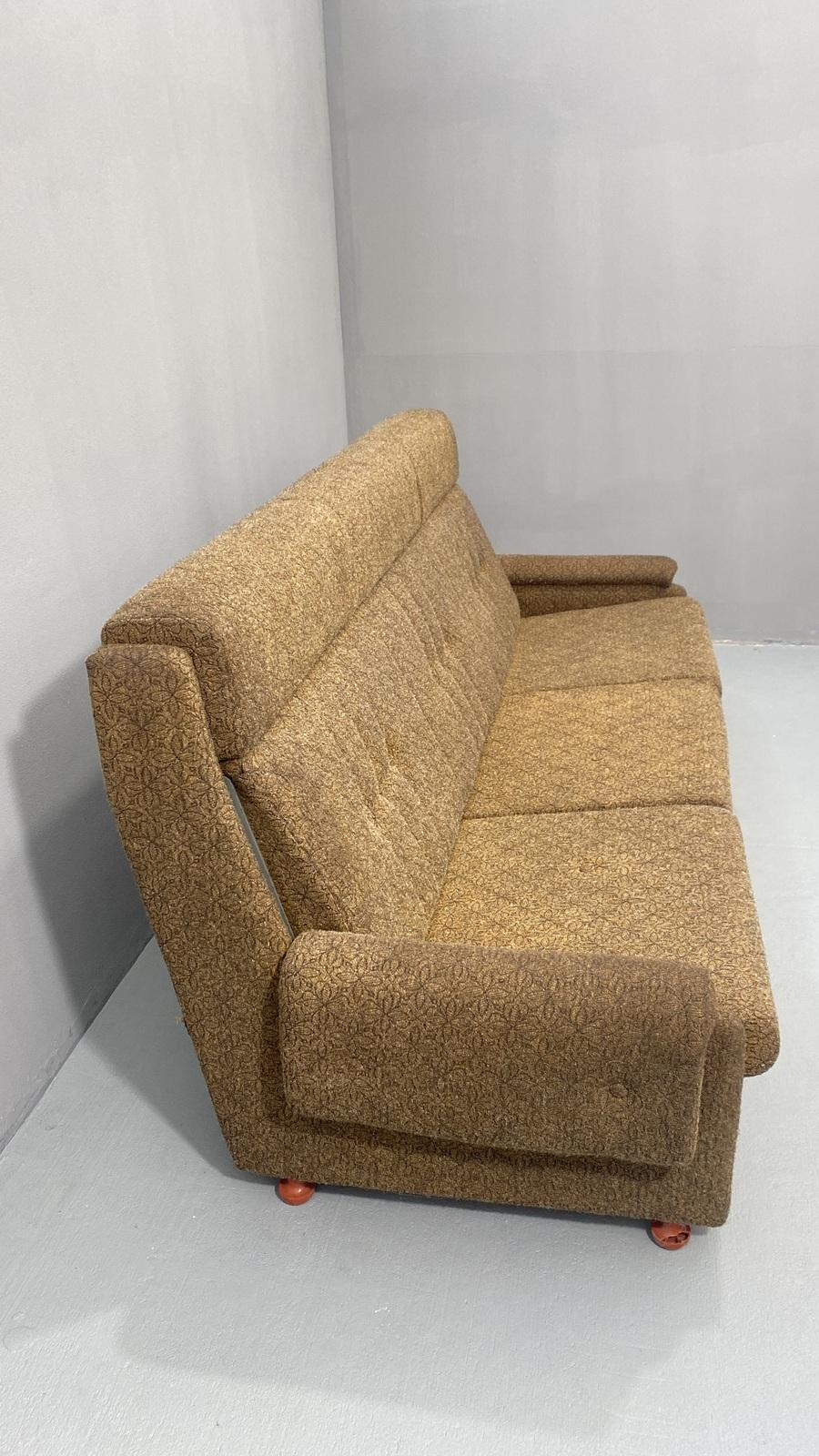 20th Century Eastern bloc Vintage sofa by Mier Topolčany, Czechoslovakia, 1970´s