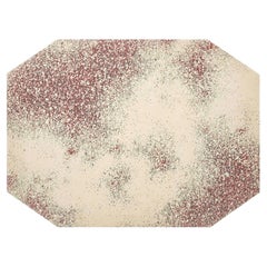 Handcrafted Chinese Carpet by FULI, 10x13 ft, High Cut & Low Loop, Modern