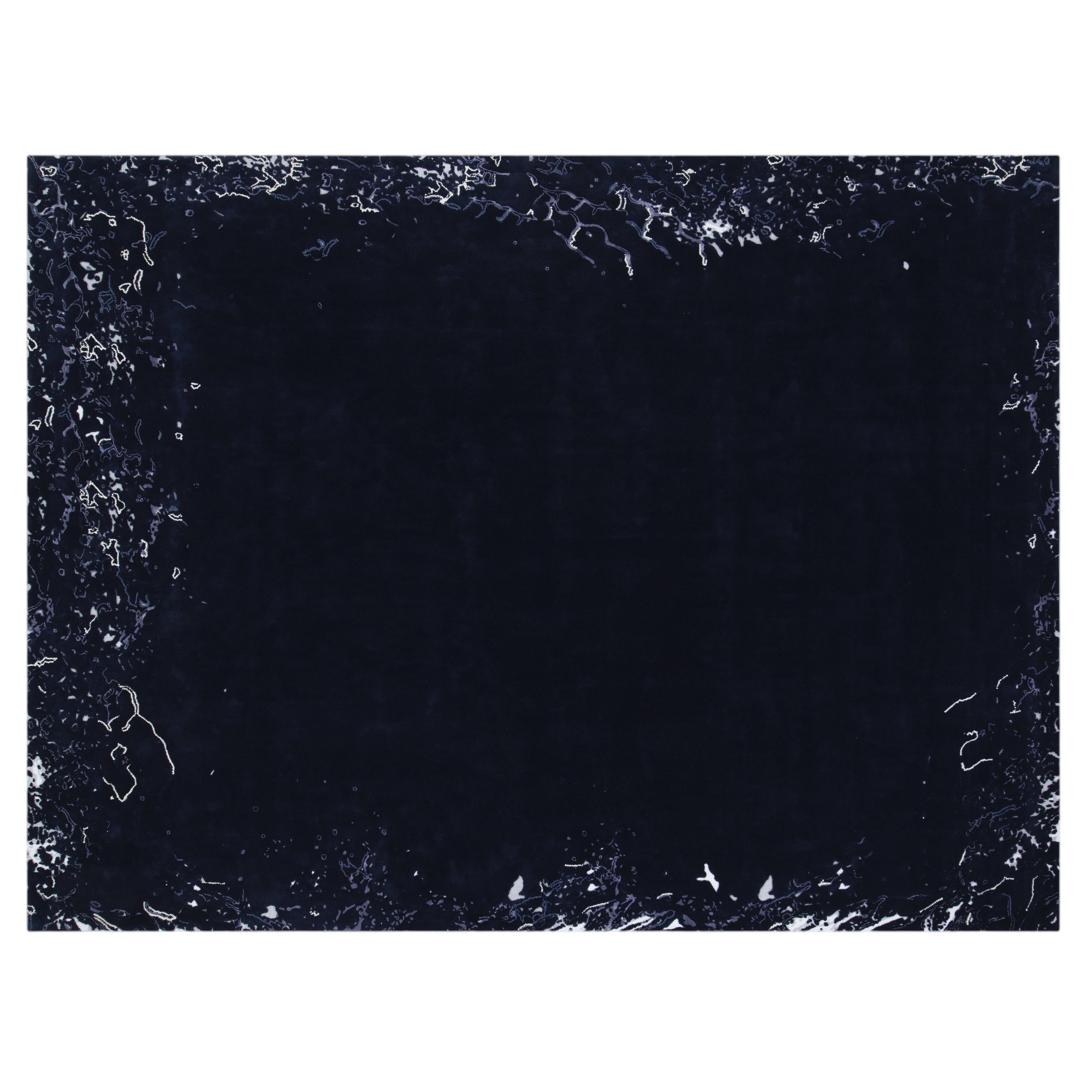 Handgefertigter chinesischer Teppich von FULI, individuelles orientalisches Design, 10 x 13 ft