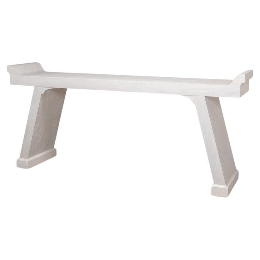 Eastern Console Table - Whitewash White