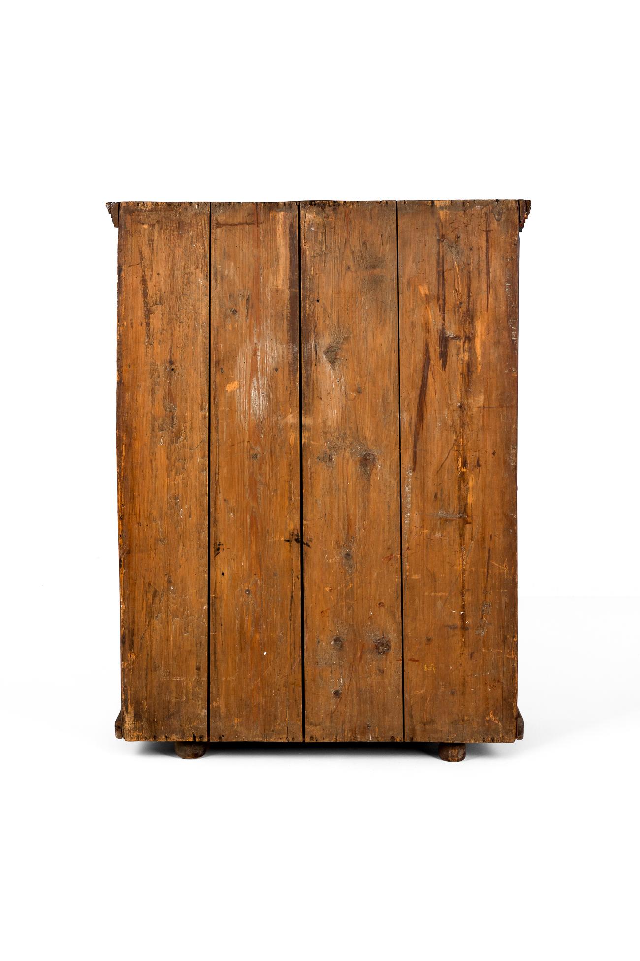 Eastern European Folk Art Marriage Cupboard 3