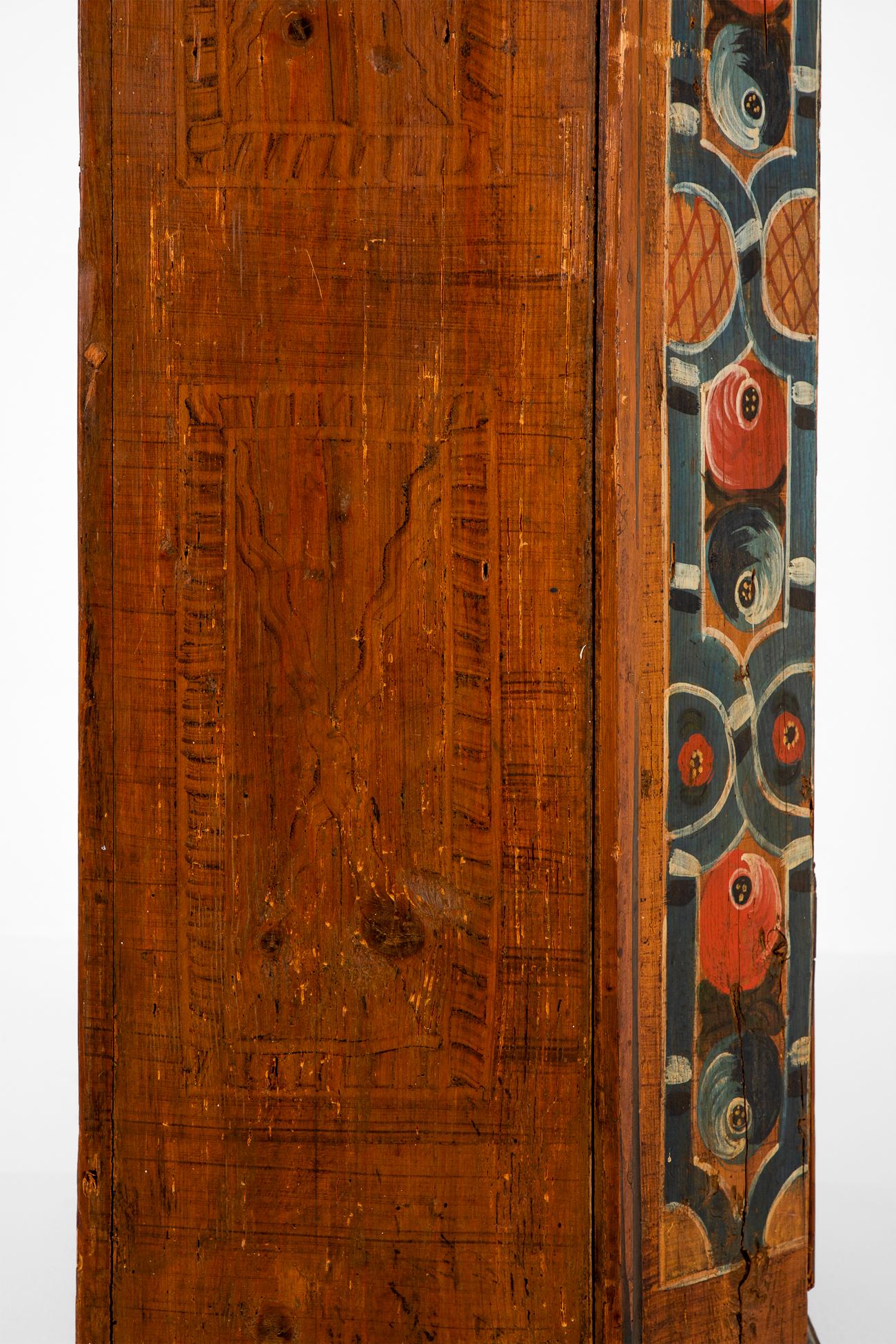 Eastern European Folk Art Marriage Cupboard 4