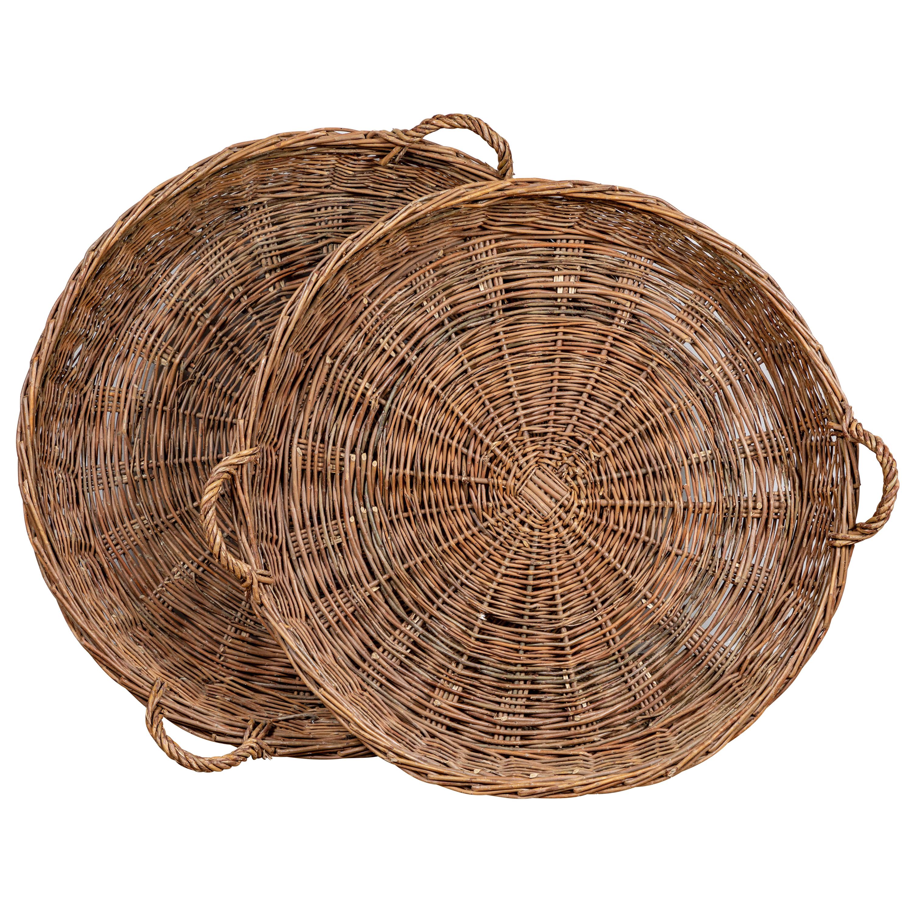 Eastern European Grain Baskets For Sale