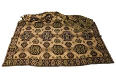 Eastern European Vintage Textile Tapestry Bedspread, Multicolor, 1950s