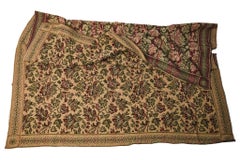 Eastern European Vintage Textile Tapestry Bedspread, Multicolor, 1950s