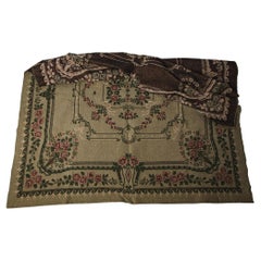 Eastern European Vintage Textile Tapestry Bedspread, Multicolor, 1950s