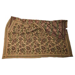 Eastern European Vintage Textile Tapestry Bedspread, Multicolor, 1950s