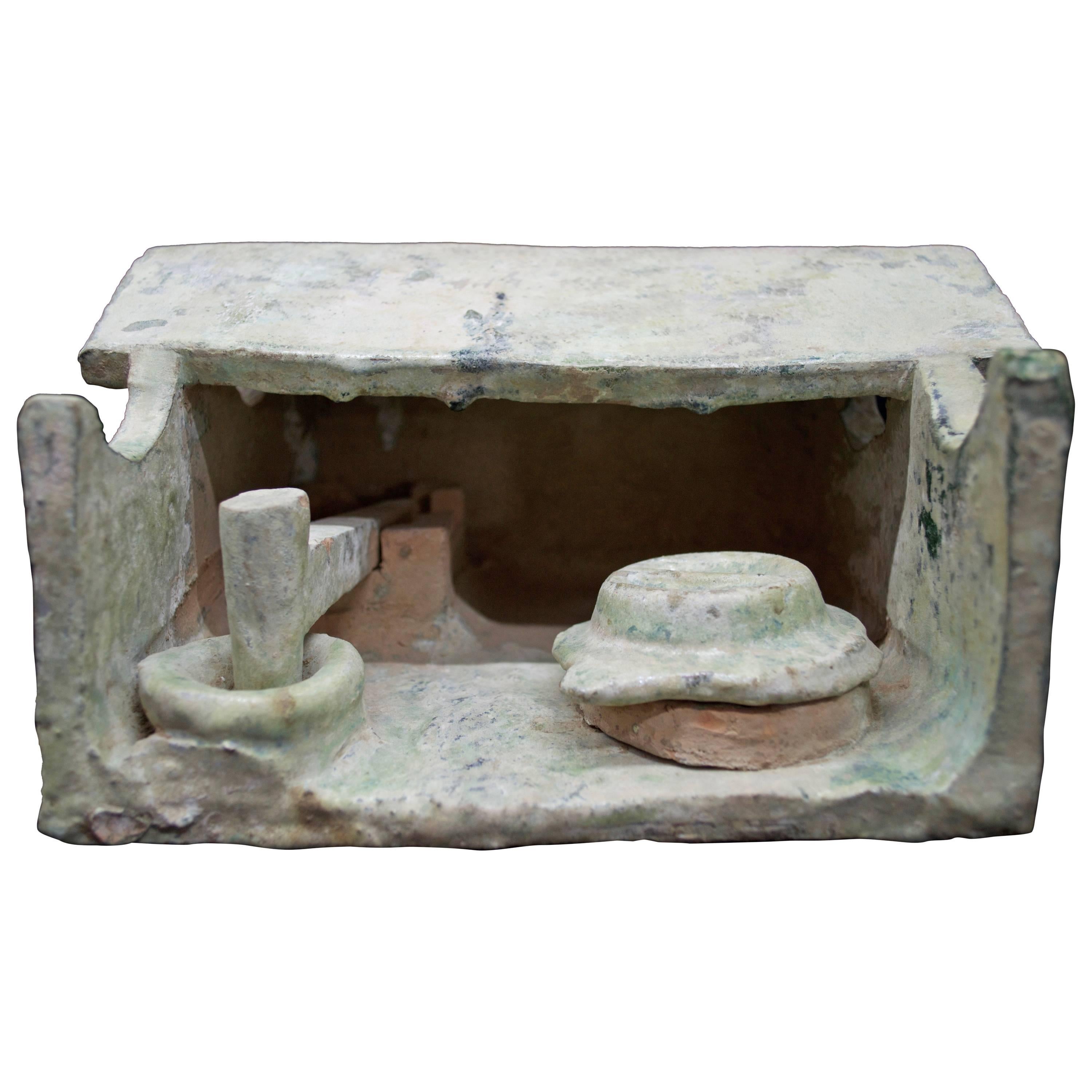 Eastern Han Dynasty Terracotta Barn Workshop, China '206BC - 220AD'  Ex-Museum For Sale