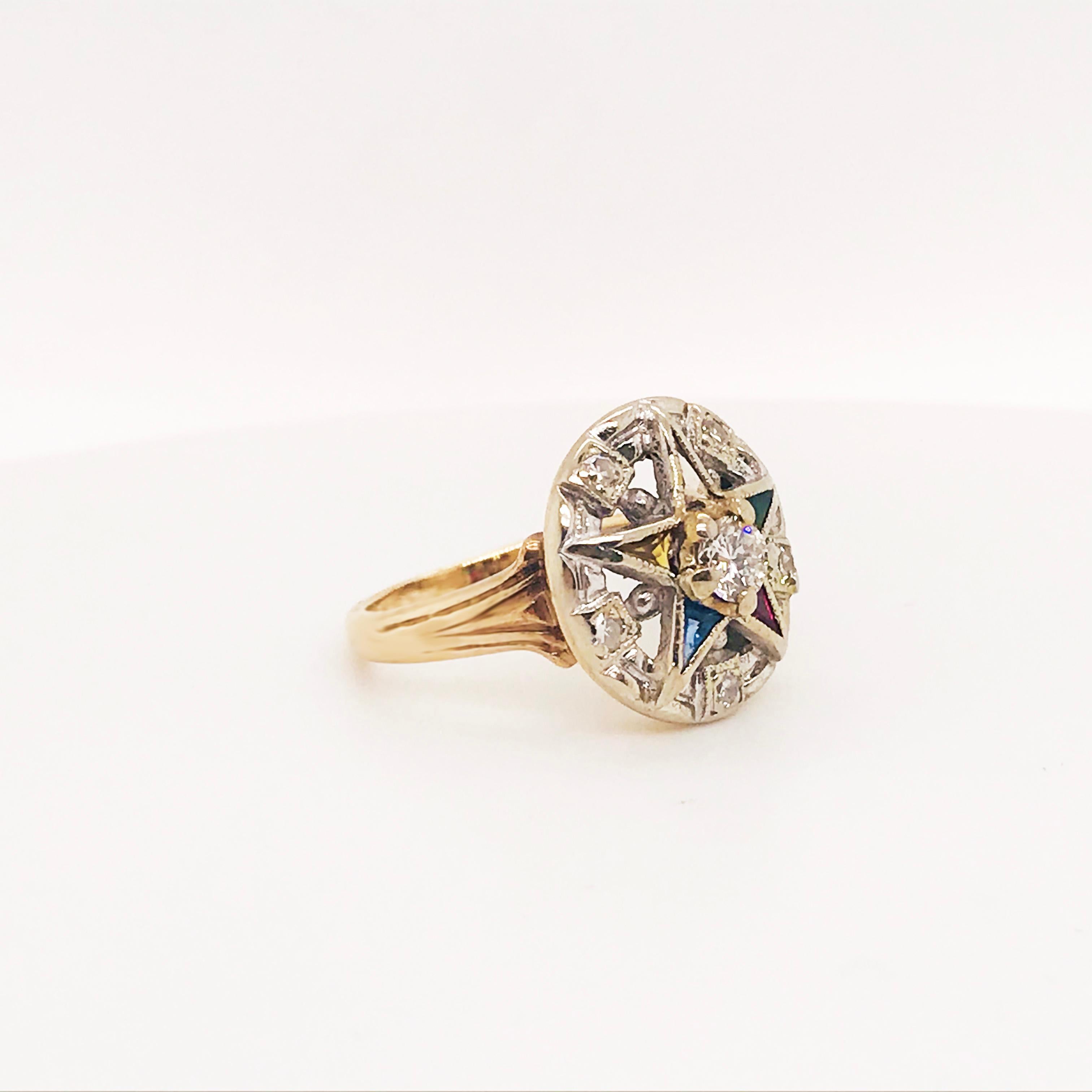 antique eastern star ring value
