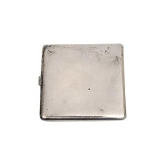 Eastern Sterling Co ESCO Sterling 14K Yellow and Rose Gold Inlay Cigarette Case