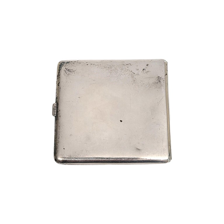 Eastern Sterling Co ESCO Sterling 14K Yellow and Rose Gold Inlay Cigarette  Case at 1stDibs