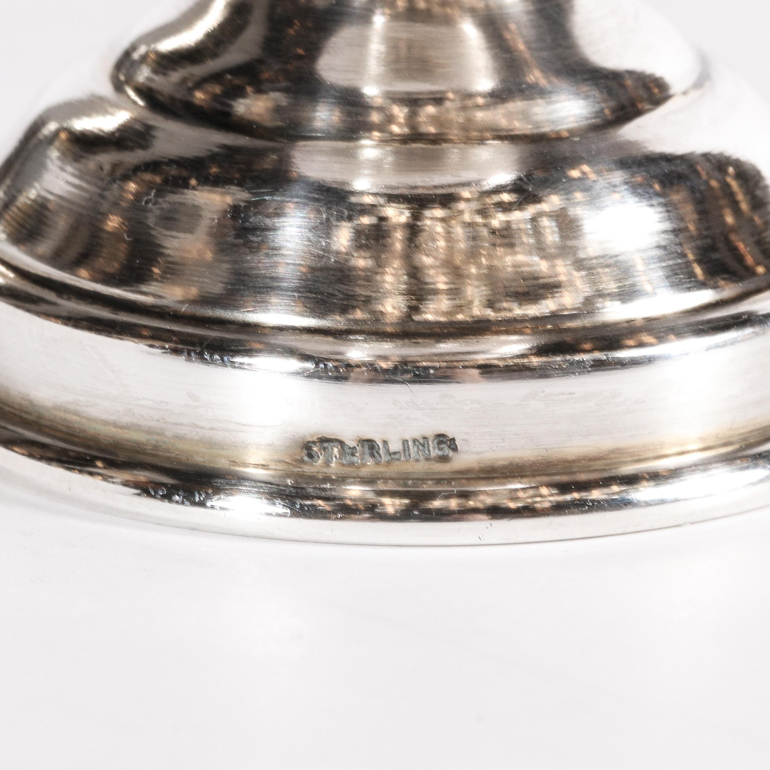 American Eastern Sterling Company .925 Sterling Silver Vermeil Kiddush Goblet Cup