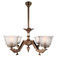 Eastlake 4 light Gas Chandelier