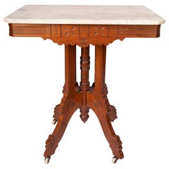 Eastlake Carrera Marble-Top Parlor Table