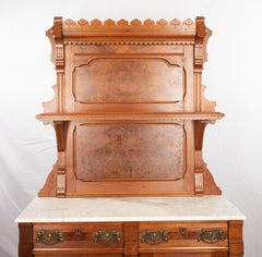 Eastlake Side Server with Display Shelves