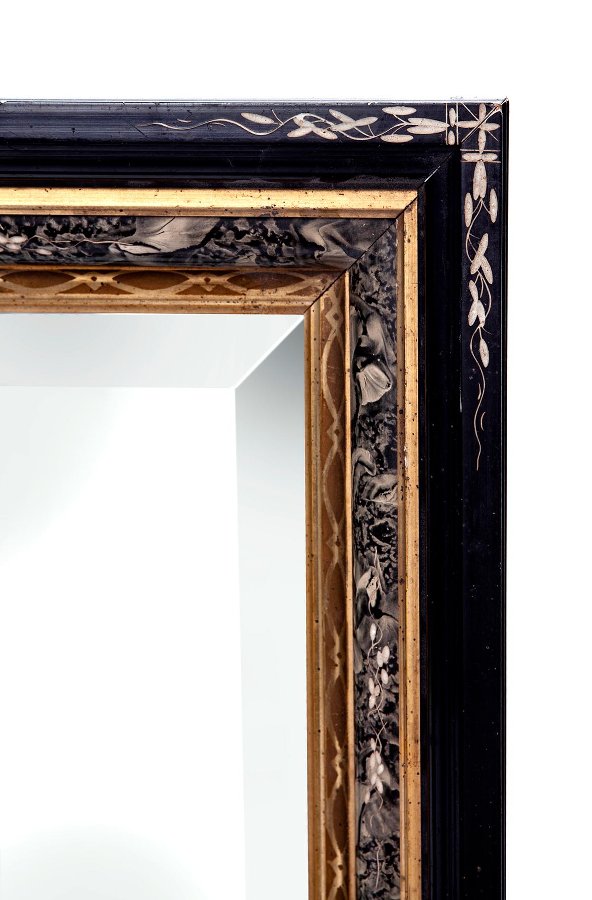 black victorian mirror