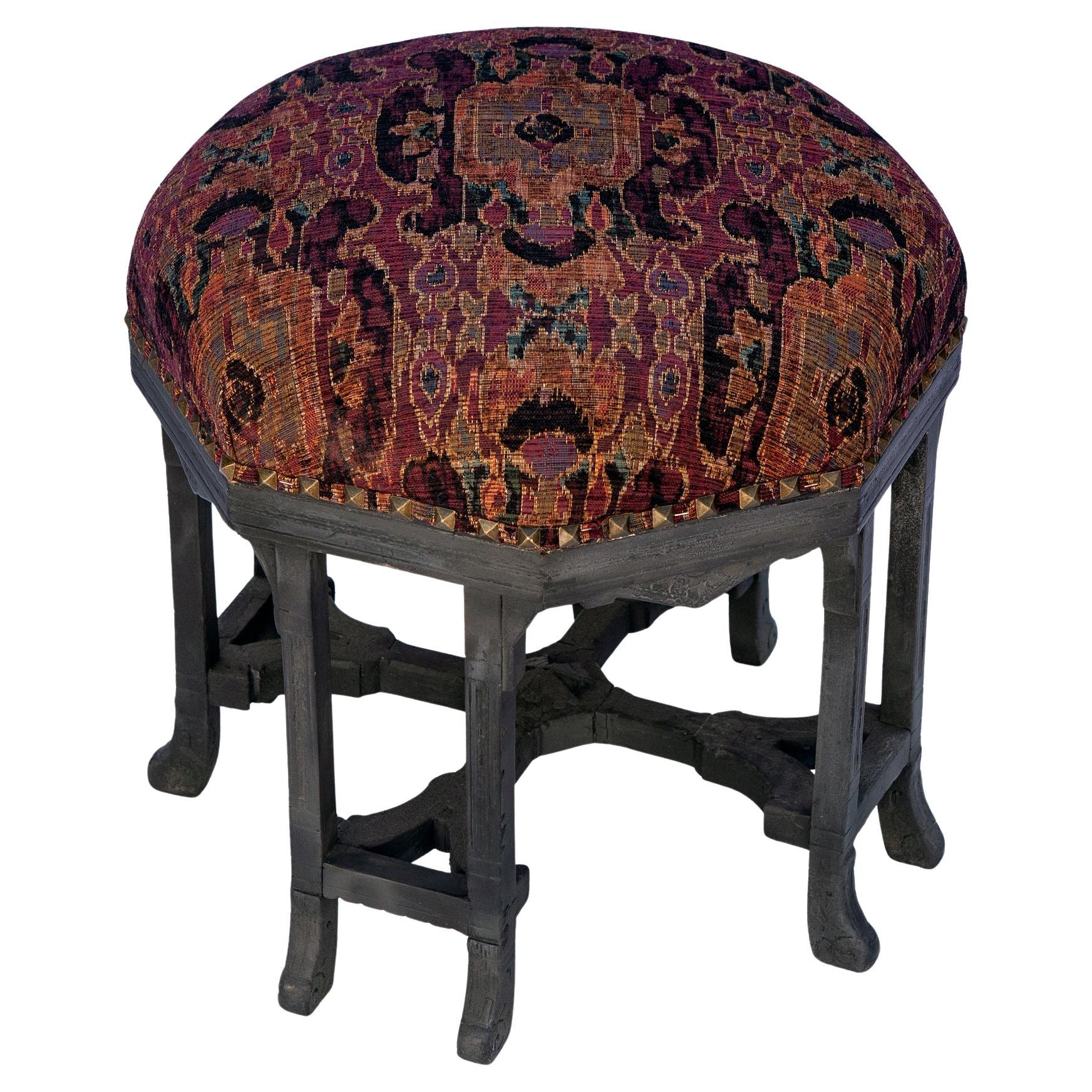 Américain Tabouret/Ottoman octogonal victorien Eastlake en vente