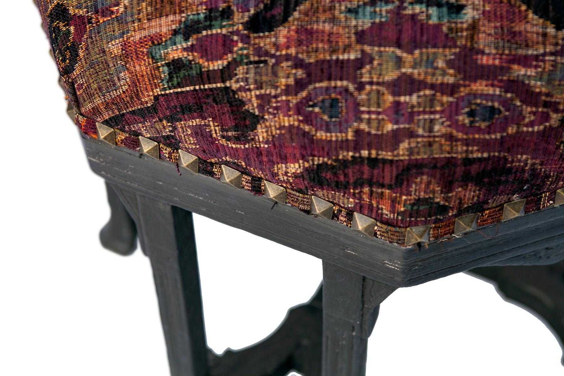 Tabouret/Ottoman octogonal victorien Eastlake en vente 1