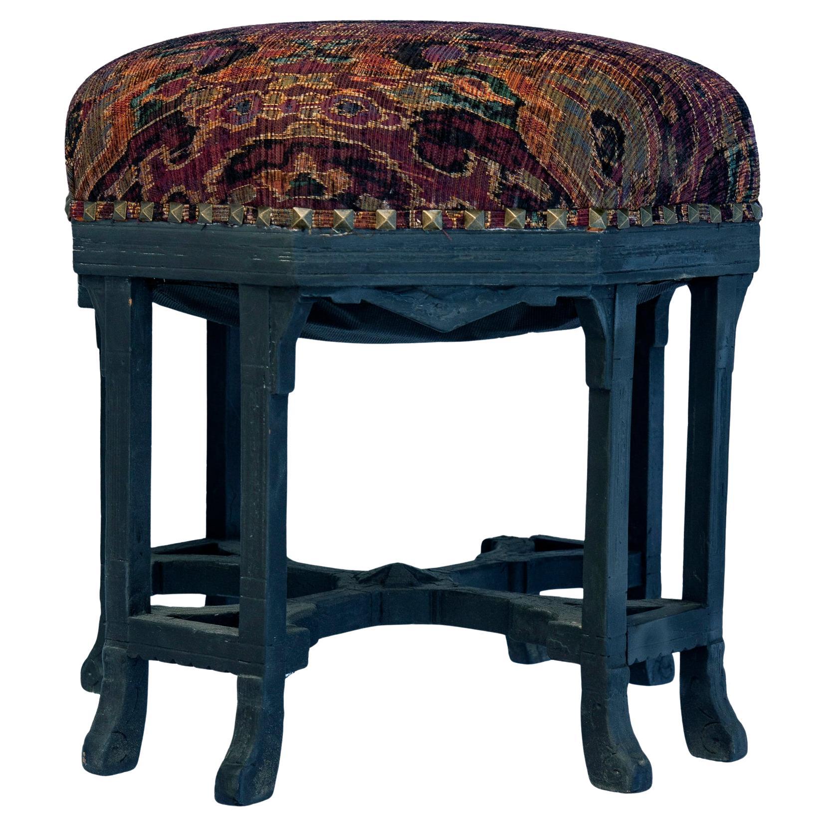 Tabouret/Ottoman octogonal victorien Eastlake en vente