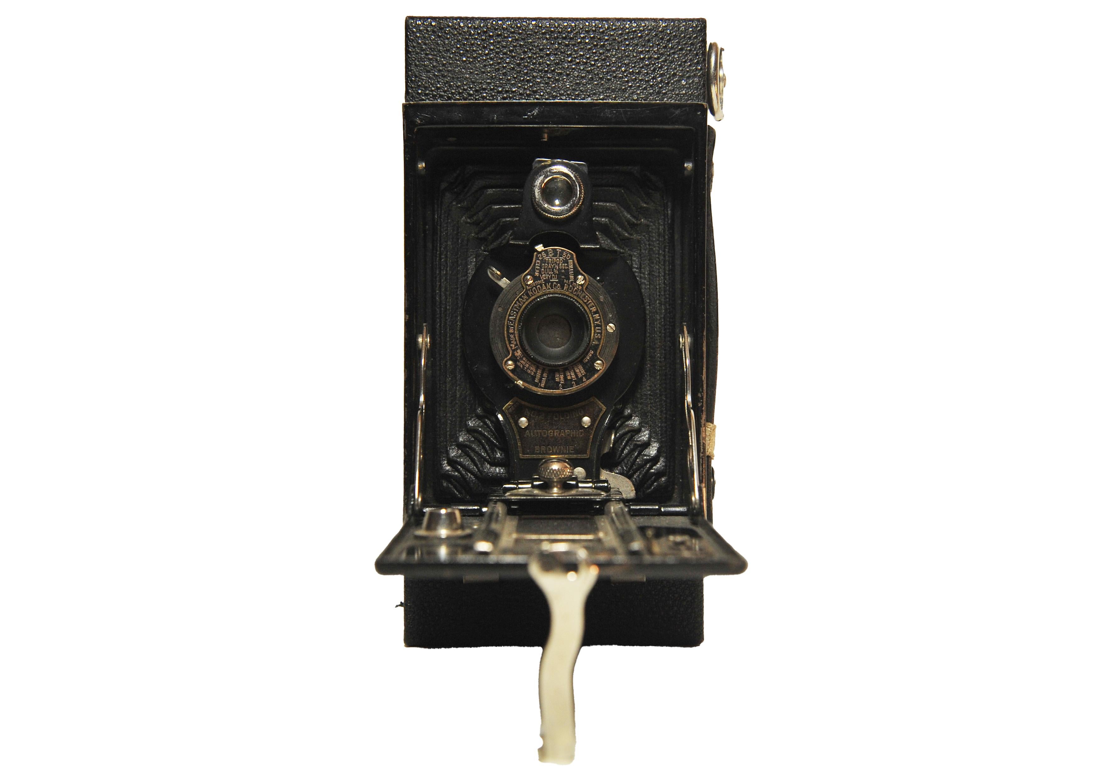 Américain Eastman Kodak No 2 Foldes Autographe Brownie 120 Film Bellow Camera 1910's en vente