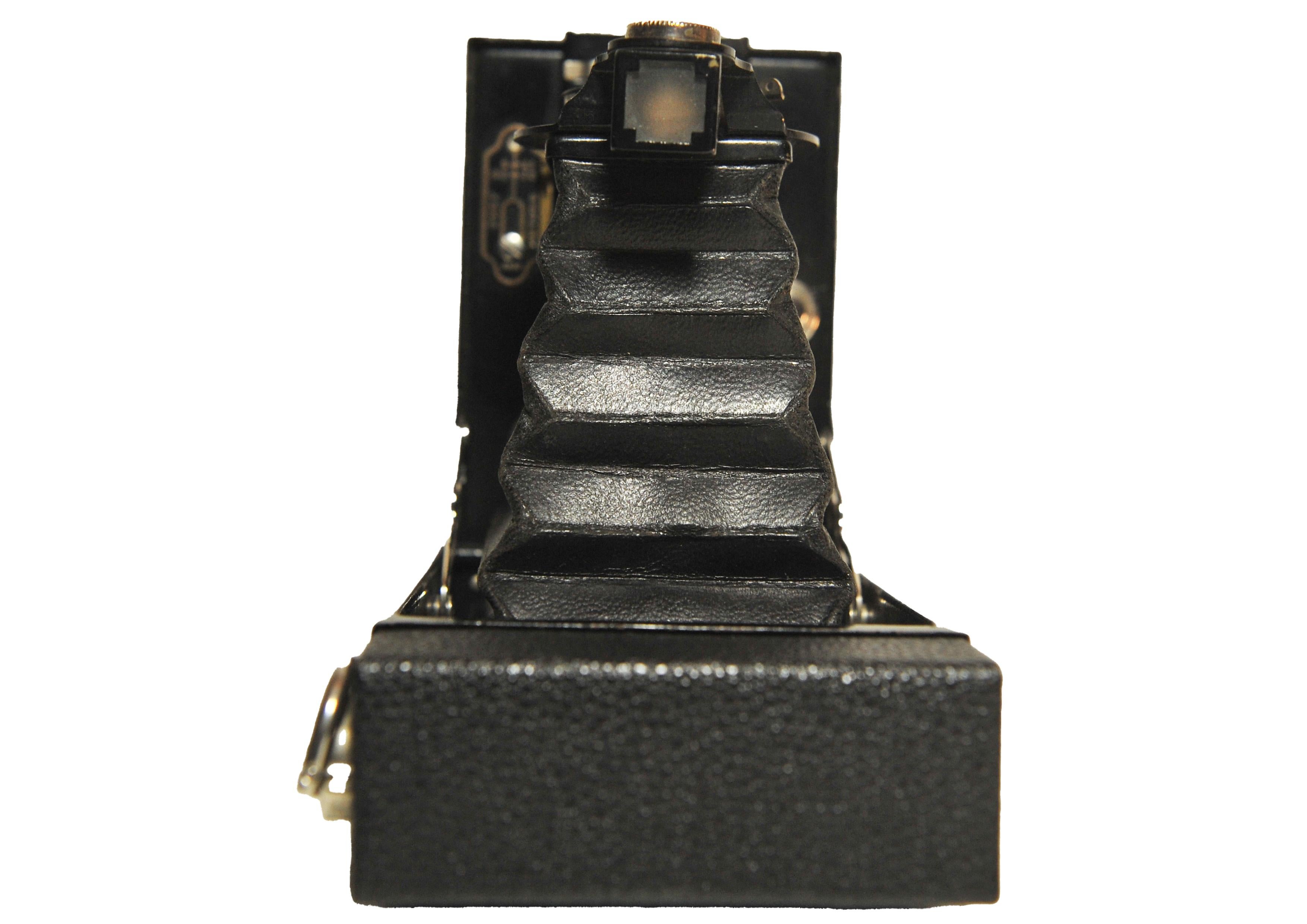 Eastman Kodak No 2 Klappbare Autogrammierte Brownie 120 Filmkissen Kamera 1910er Jahre (20. Jahrhundert)