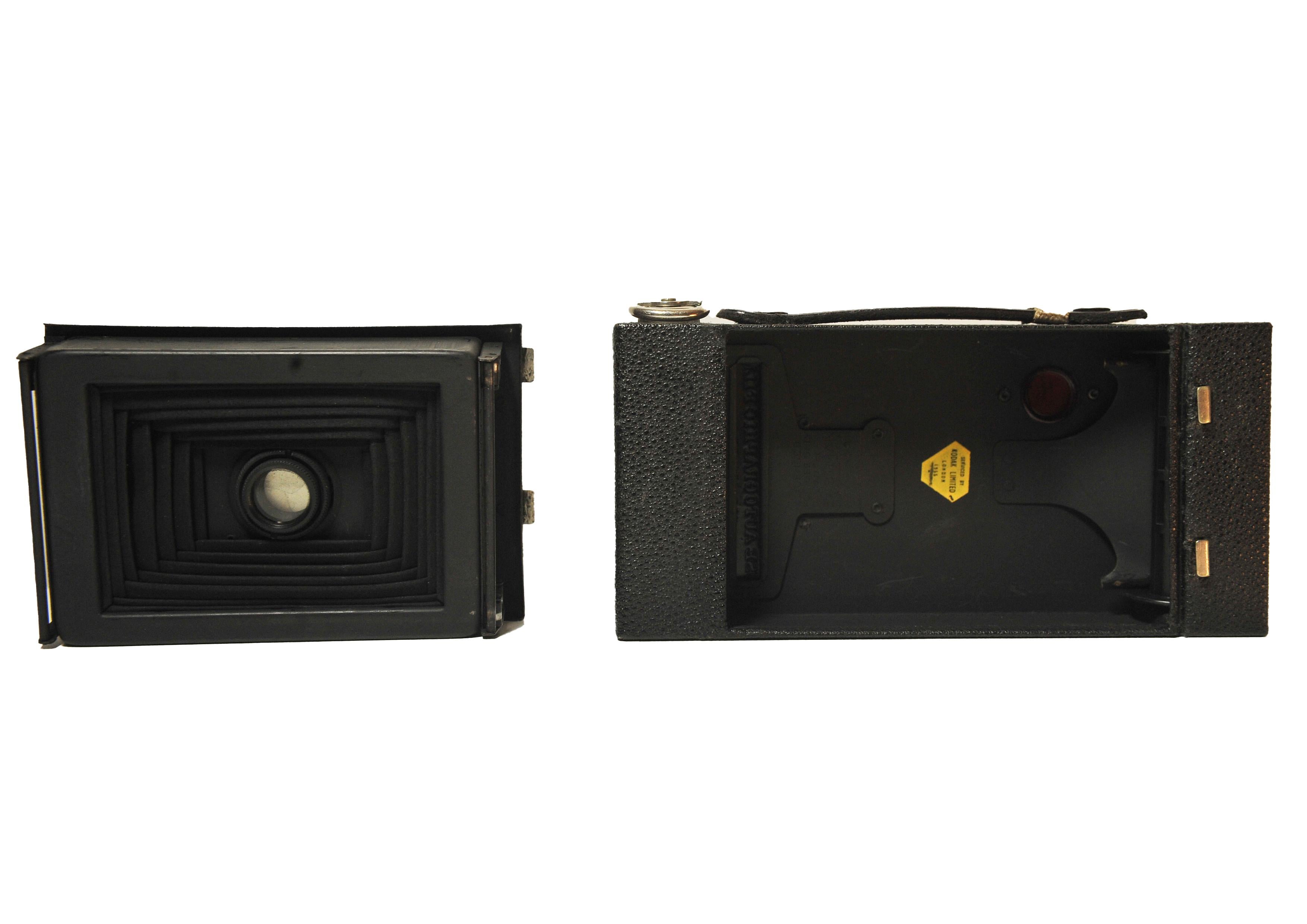 Métal Eastman Kodak No 2 Foldes Autographe Brownie 120 Film Bellow Camera 1910's en vente