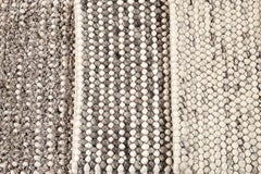 Easton Collection Handwoven Wool Textured Custom Rug