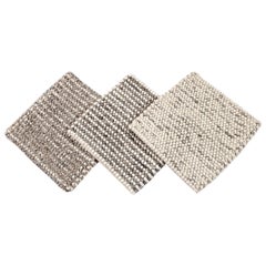 Easton Collection Handgewebte Wolle Texturierter Teppich nach Maß