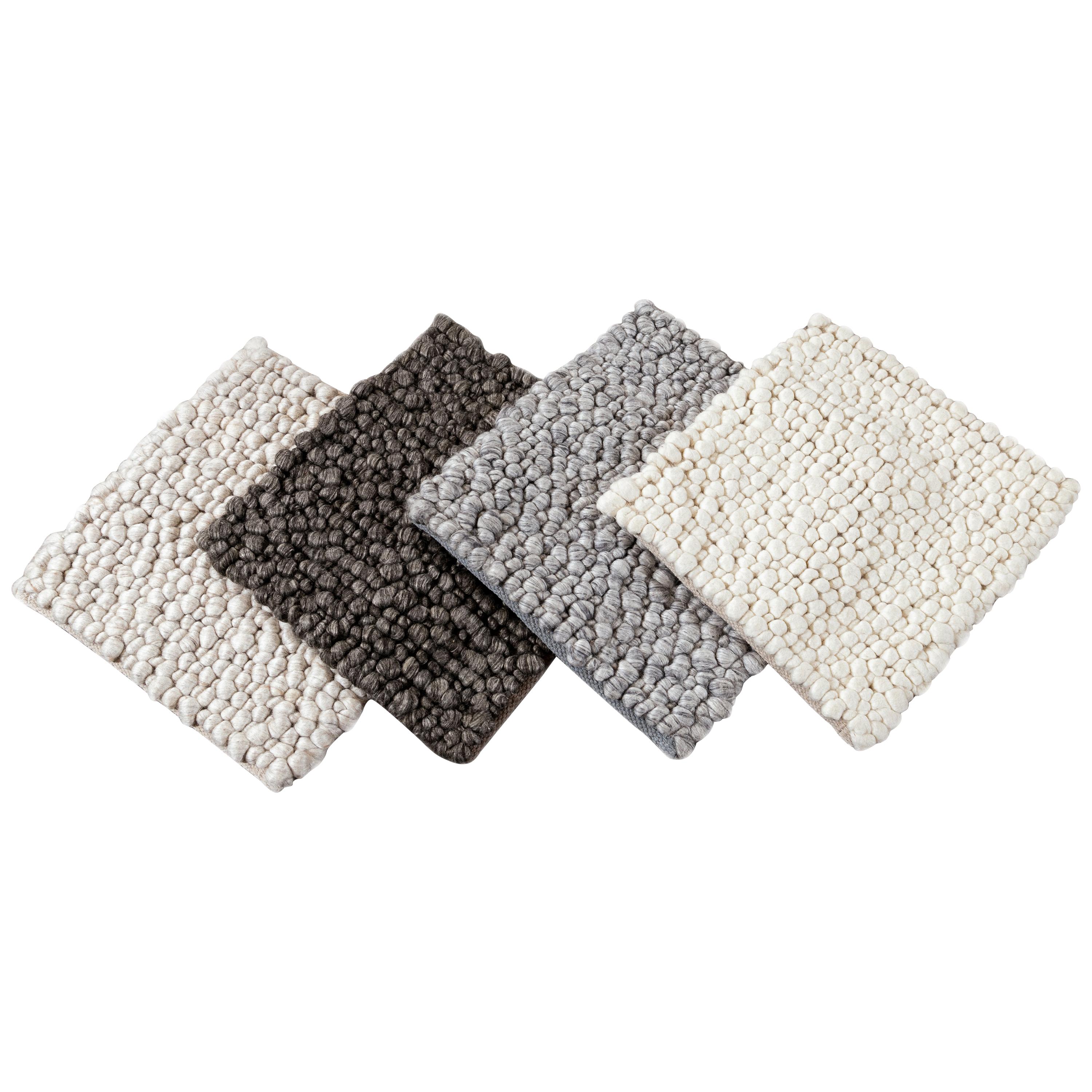 Easton Kollektion Texturierte Wolle Benutzerdefinierte Teppiche im Angebot