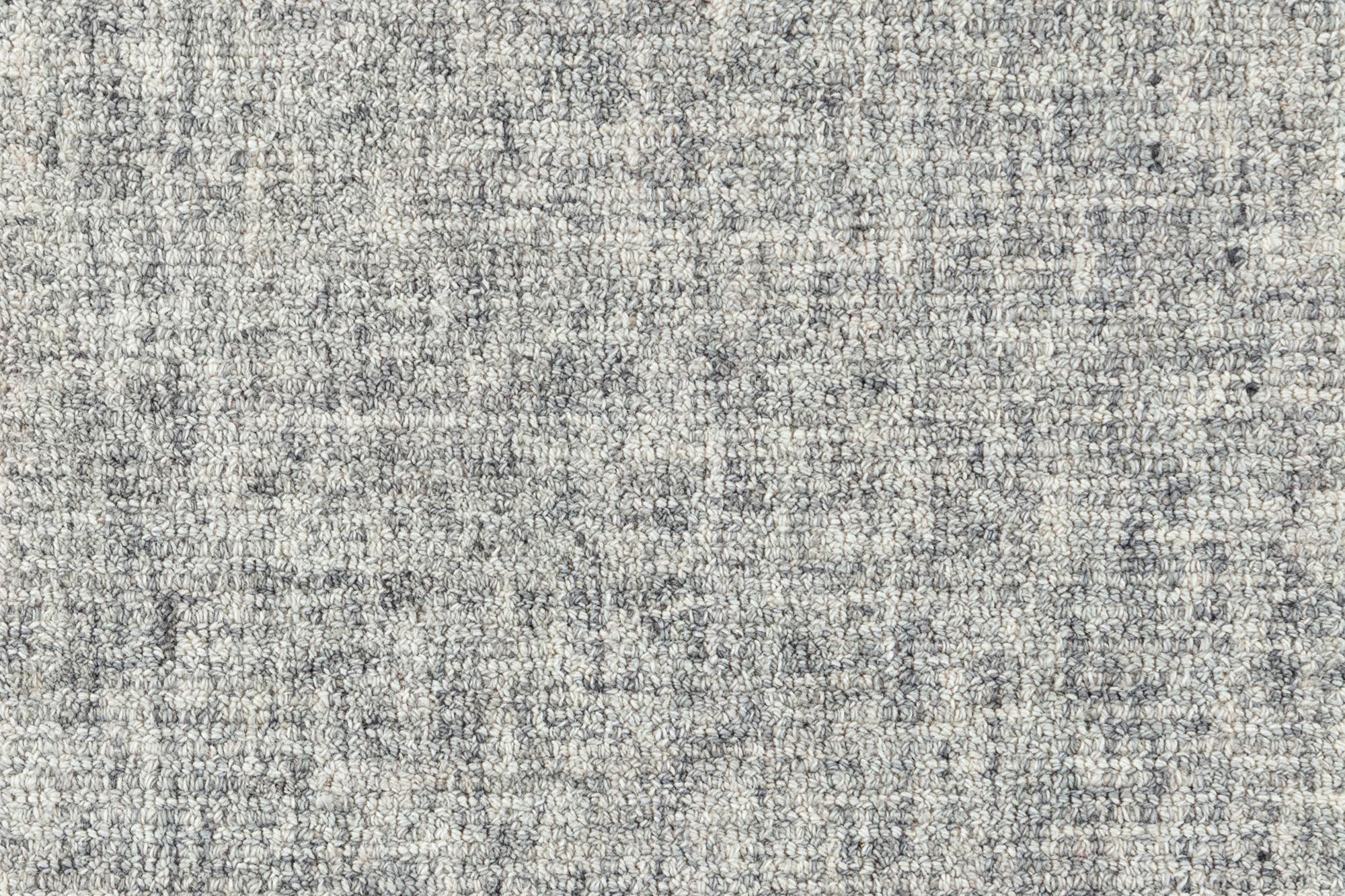 Hand-Knotted Easton Collection Tufted Wool Custom Rug For Sale