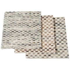 Collection Easton Tapis personnalisé en laine feutrée texturée Jaquard
