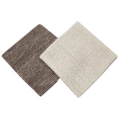 Tapis sur mesure en laine tissée texturée de la collection Easton