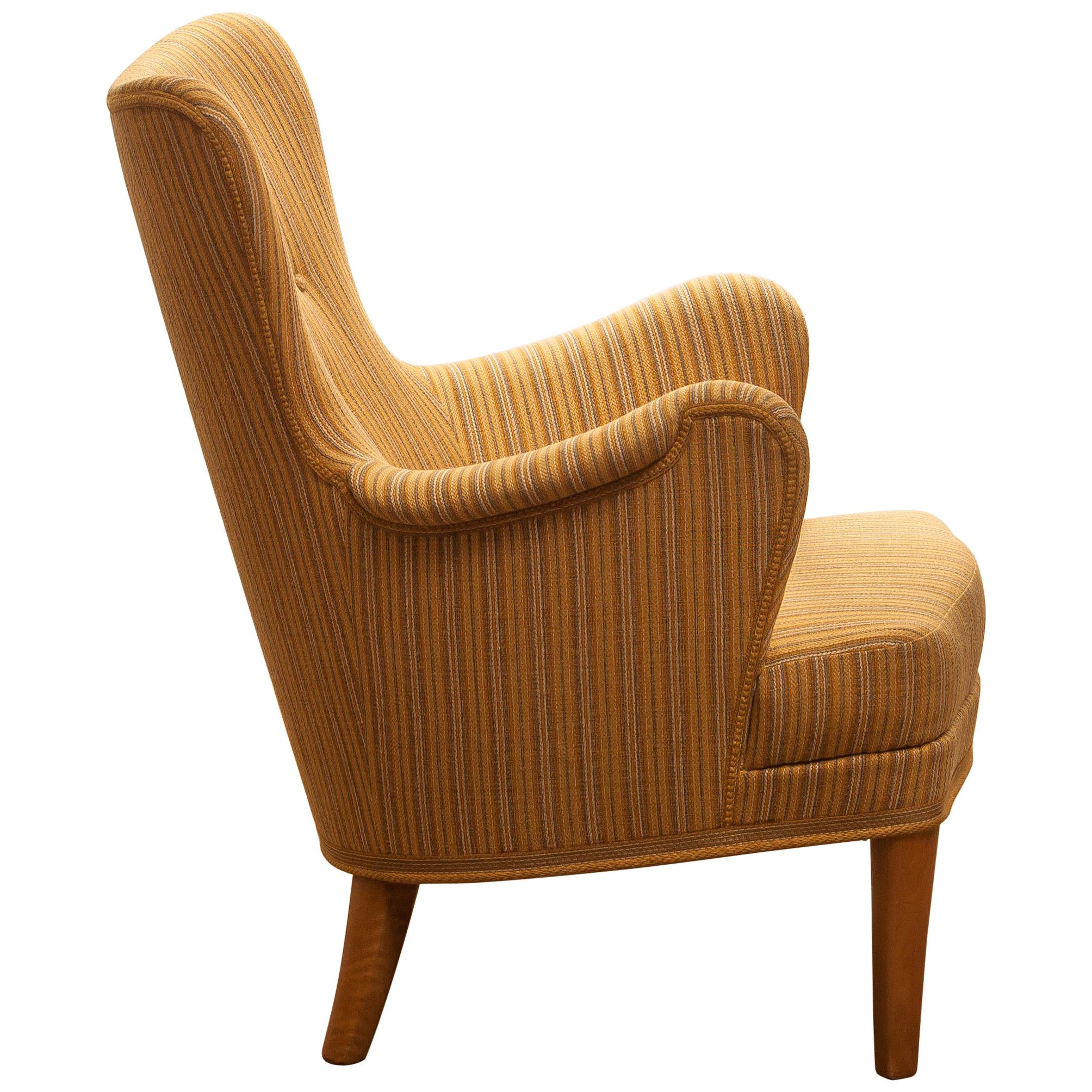 Swedish Easy Arm Lounge Chair 