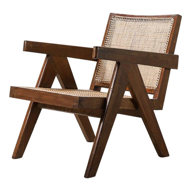 'Easy' Armchairs by Pierre Jeanneret: PJ-SI-29-A Chandigarh, India, 1950s