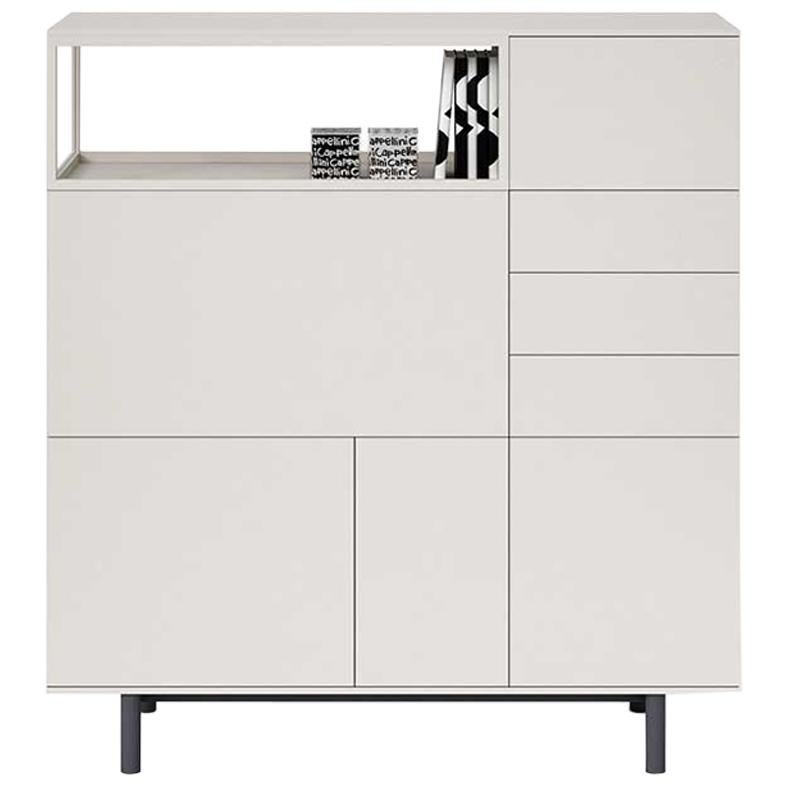 Easy Cabinet or Bar Cabinet by Cappellini in Wood or Lacquer For Sale