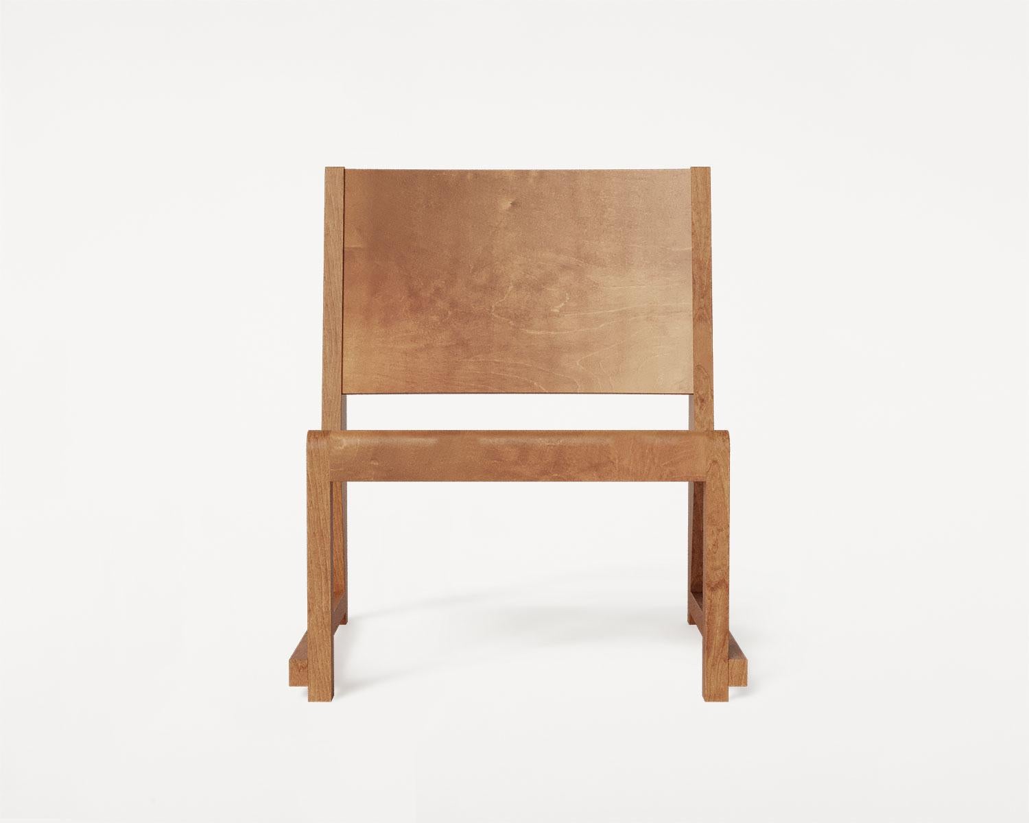 Sillón 01 Abedul Marrón Cálido en Nuevo estado para la venta en Copenhagen, DK