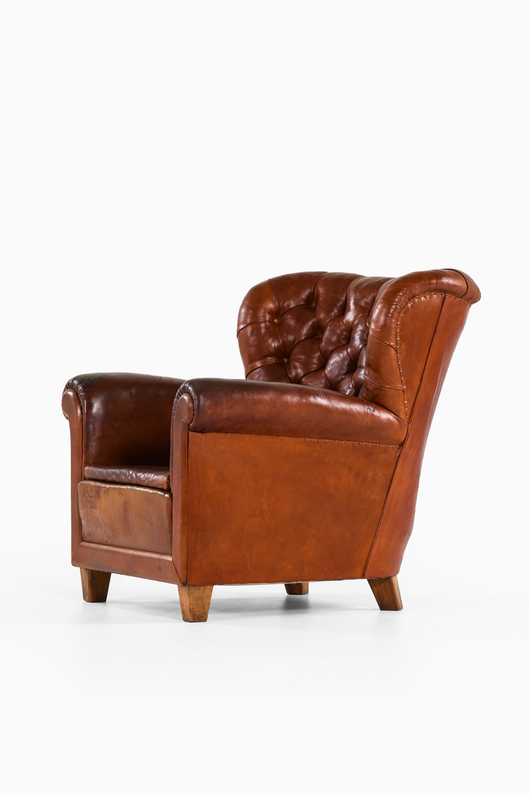 Easy Chair Attributed to Kay Fisker Produced in Denmark For Sale 1