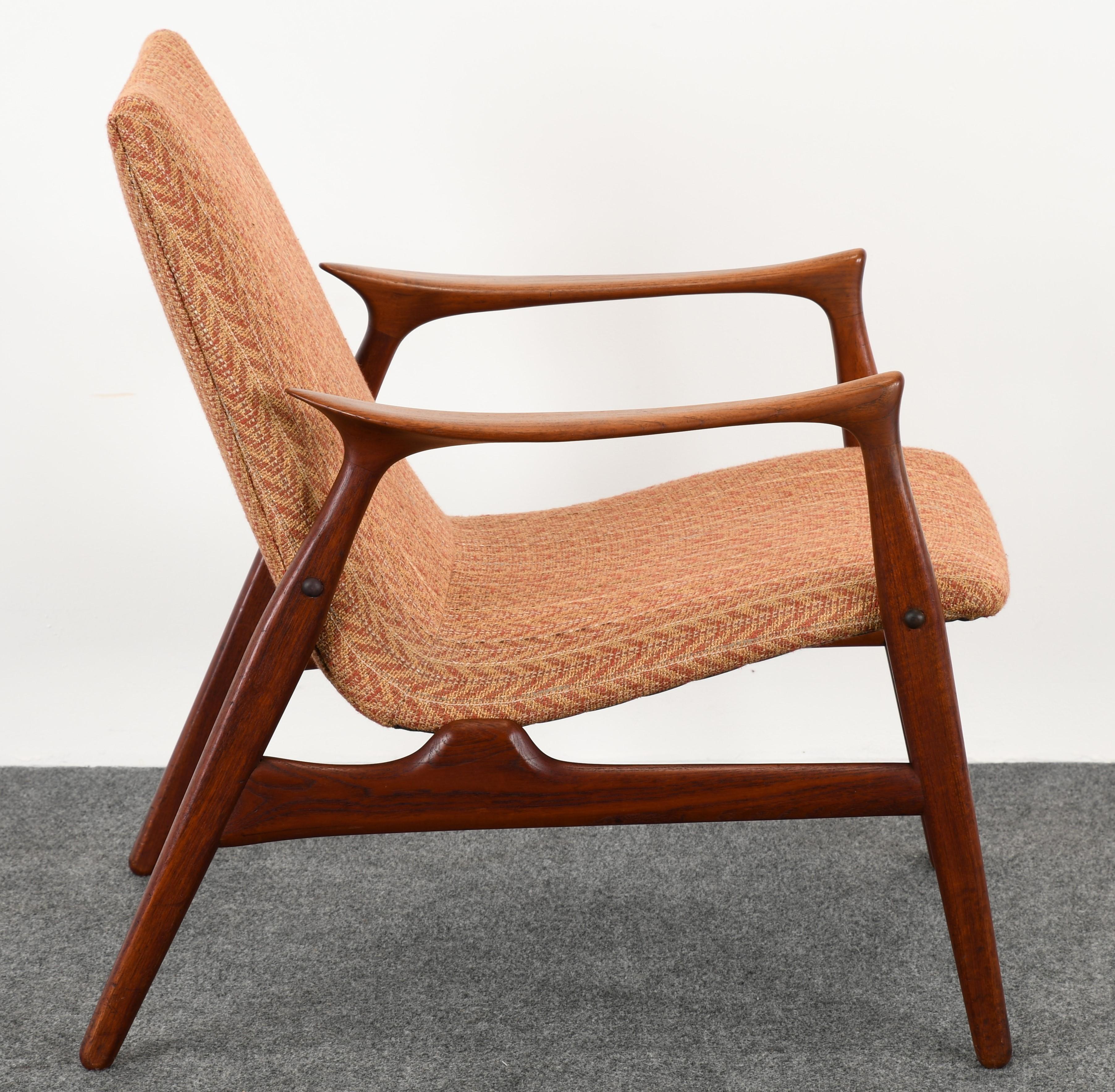 Danish Easy Chair by Arne Hovmand-Olsen for Mogens Kold, 1958
