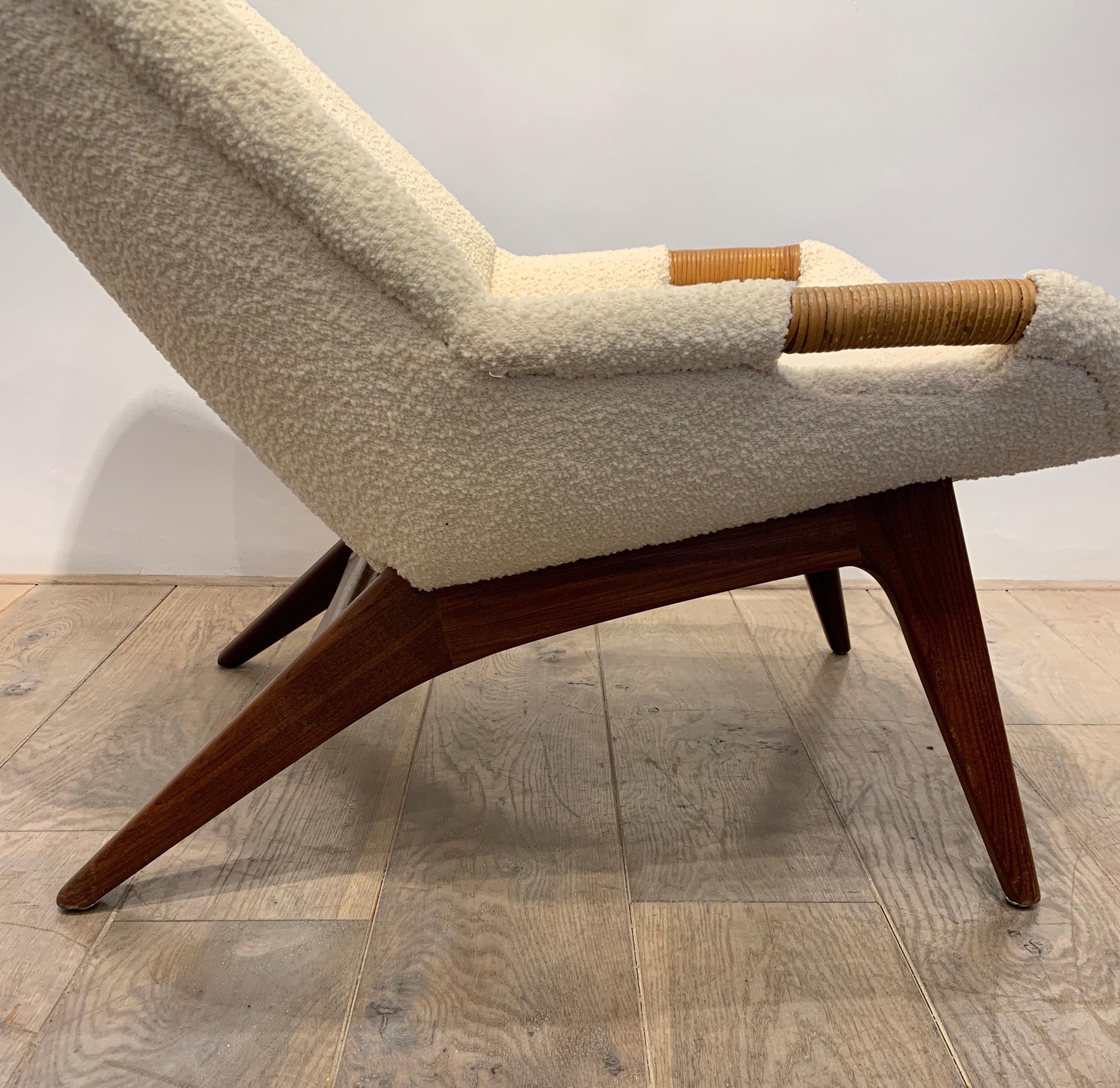 Fabric Congo Chair by Arnt Lande, 1950s