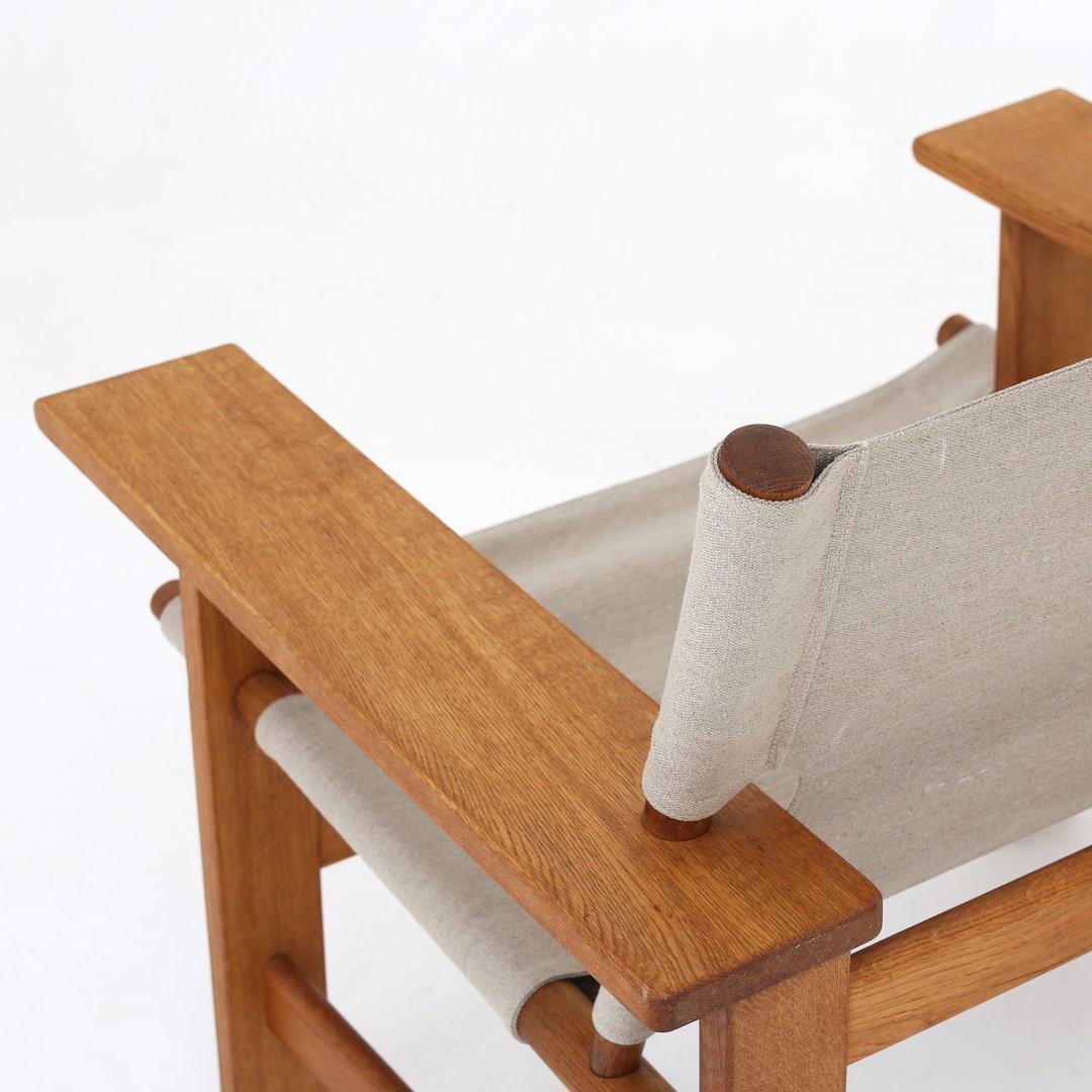 Oak Easy Chair by Børge Mogensen