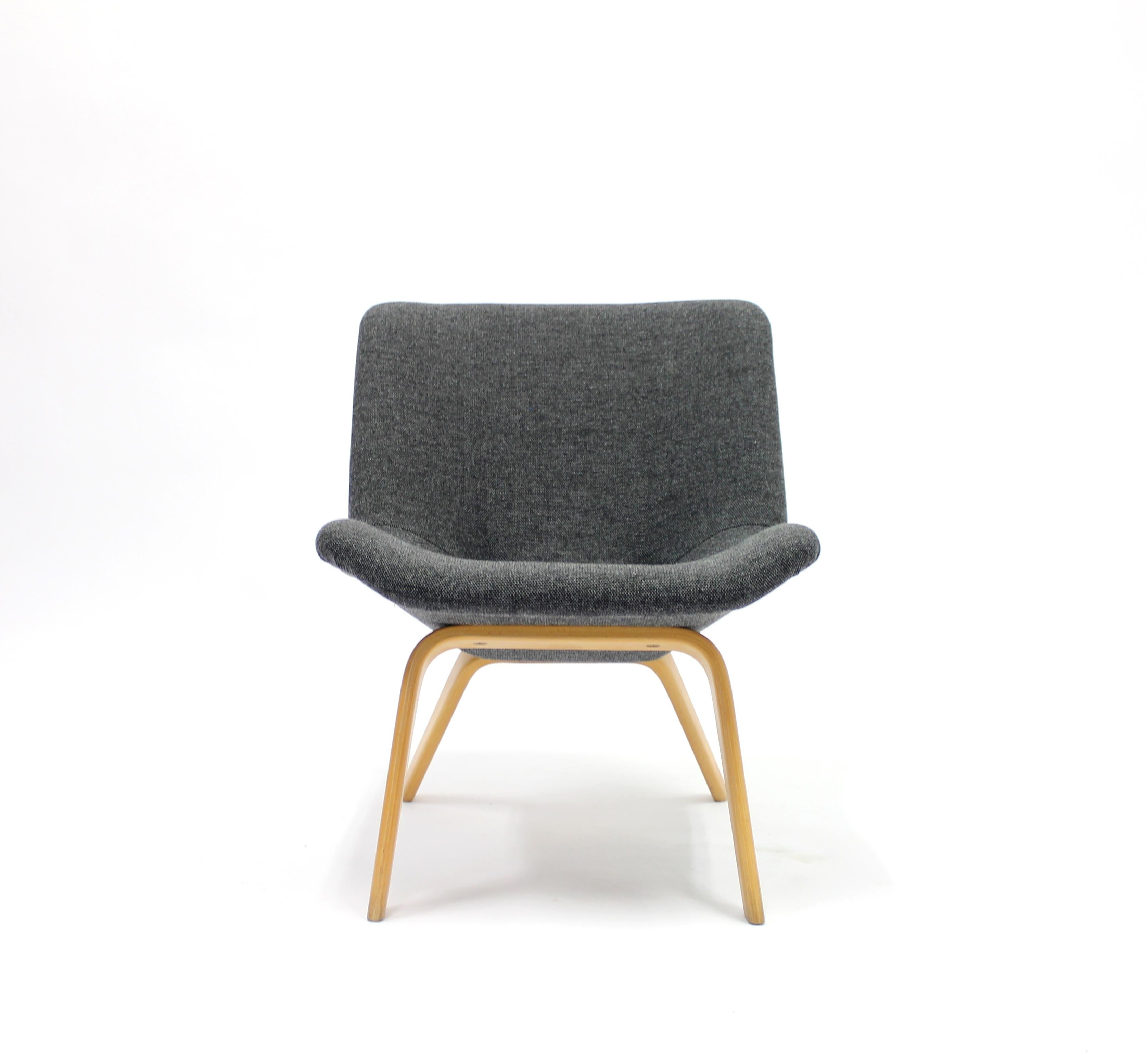 Scandinavian Modern Easy Chair by Carl Gustaf Hiort af Ornäs for Gösta Westerberg, 1950s For Sale