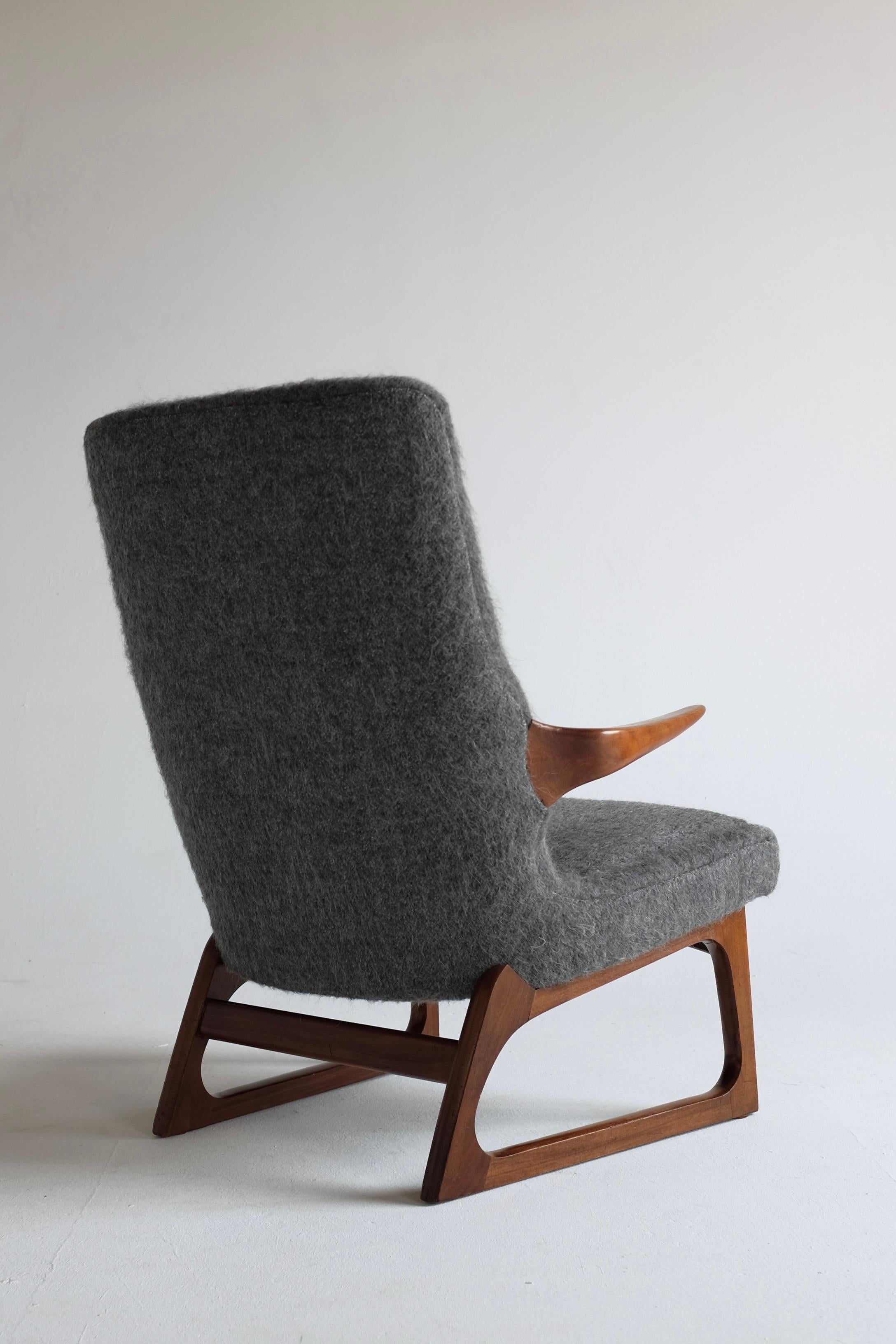 Scandinavian Modern Easy Chair by Fredrik A. Kayser For Sale