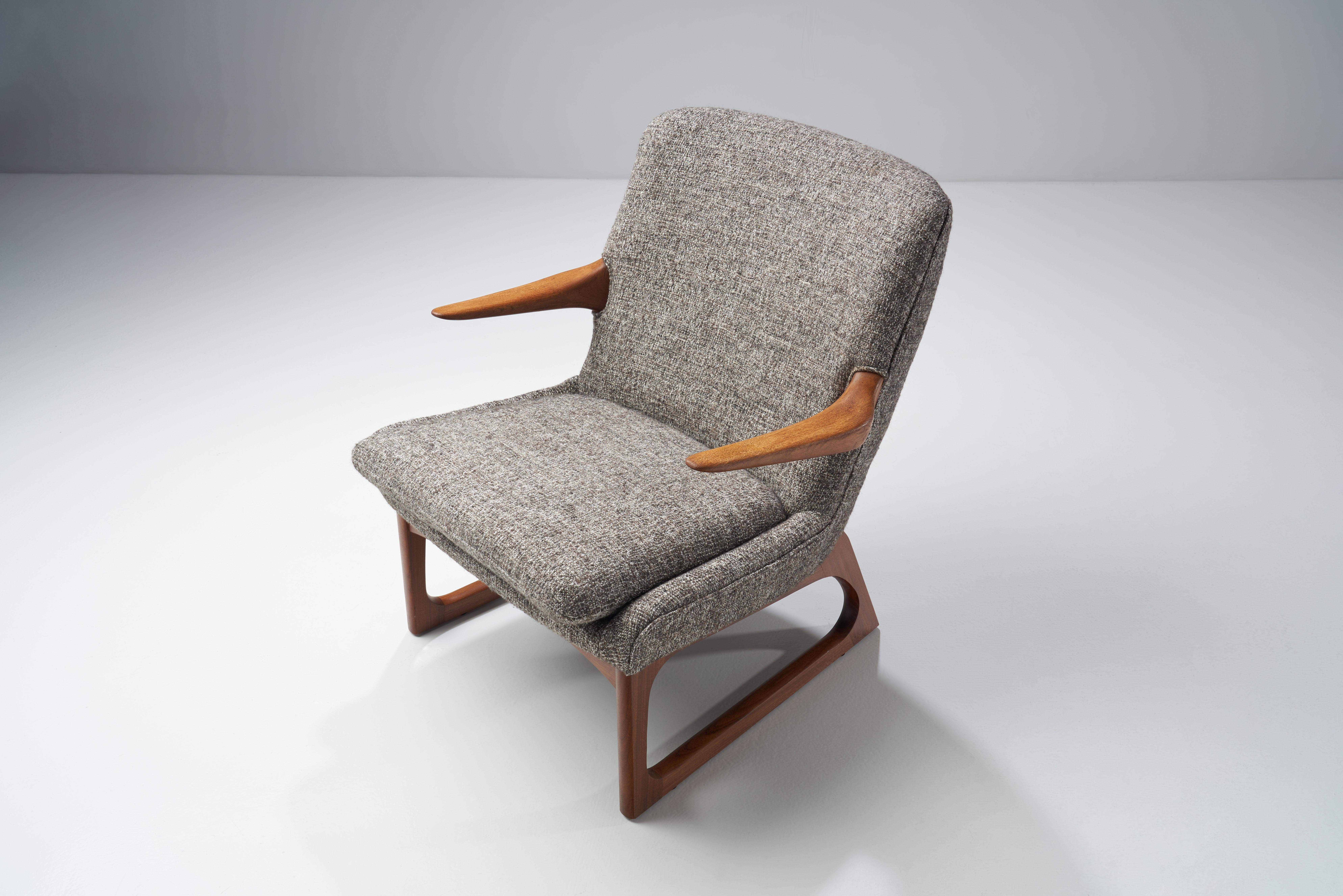 Easy Chair by Fredrik A. Kayser for Vatne, Norway 1960s 5