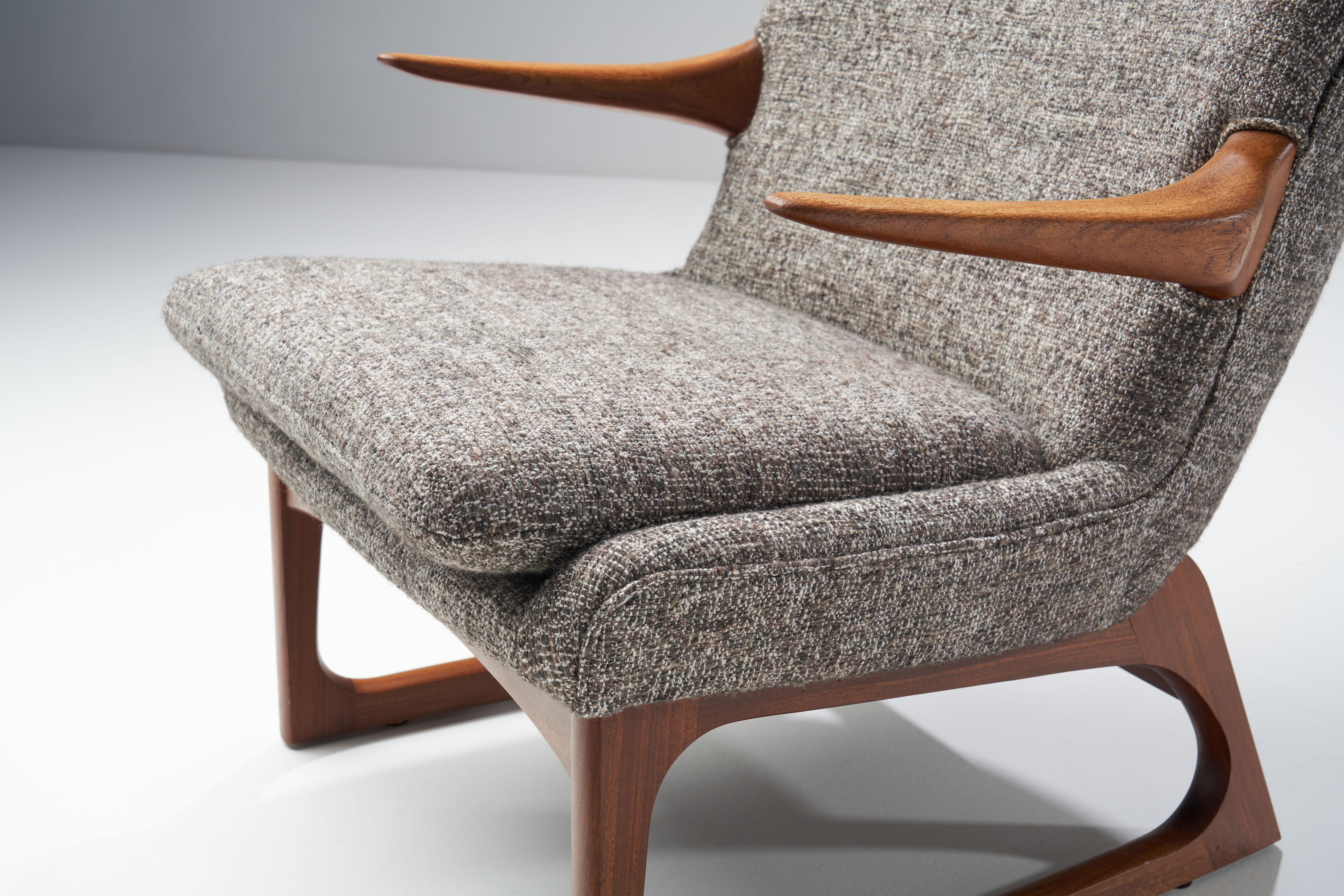 Easy Chair by Fredrik A. Kayser for Vatne, Norway 1960s 6