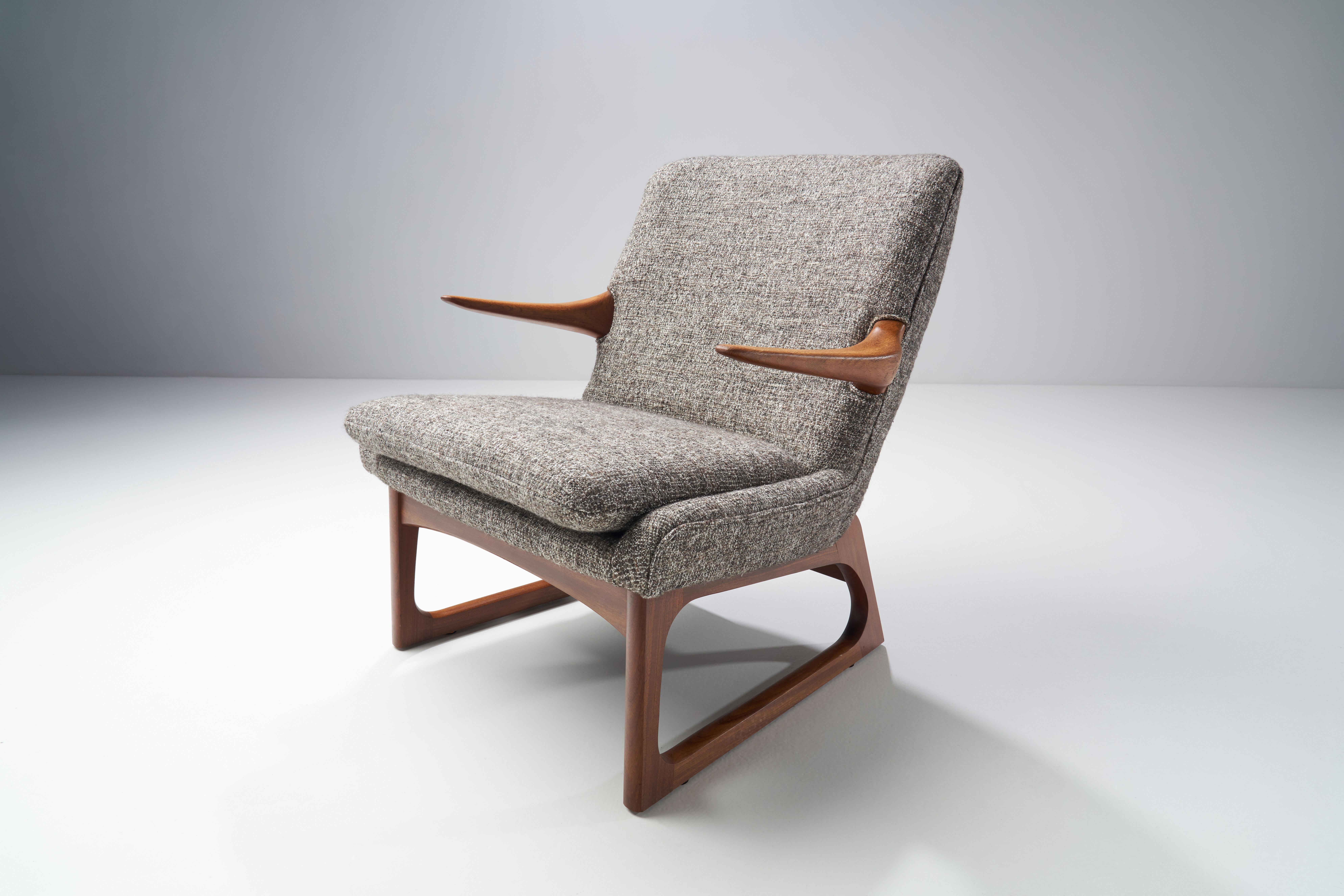 Easy Chair by Fredrik A. Kayser for Vatne, Norway 1960s 7