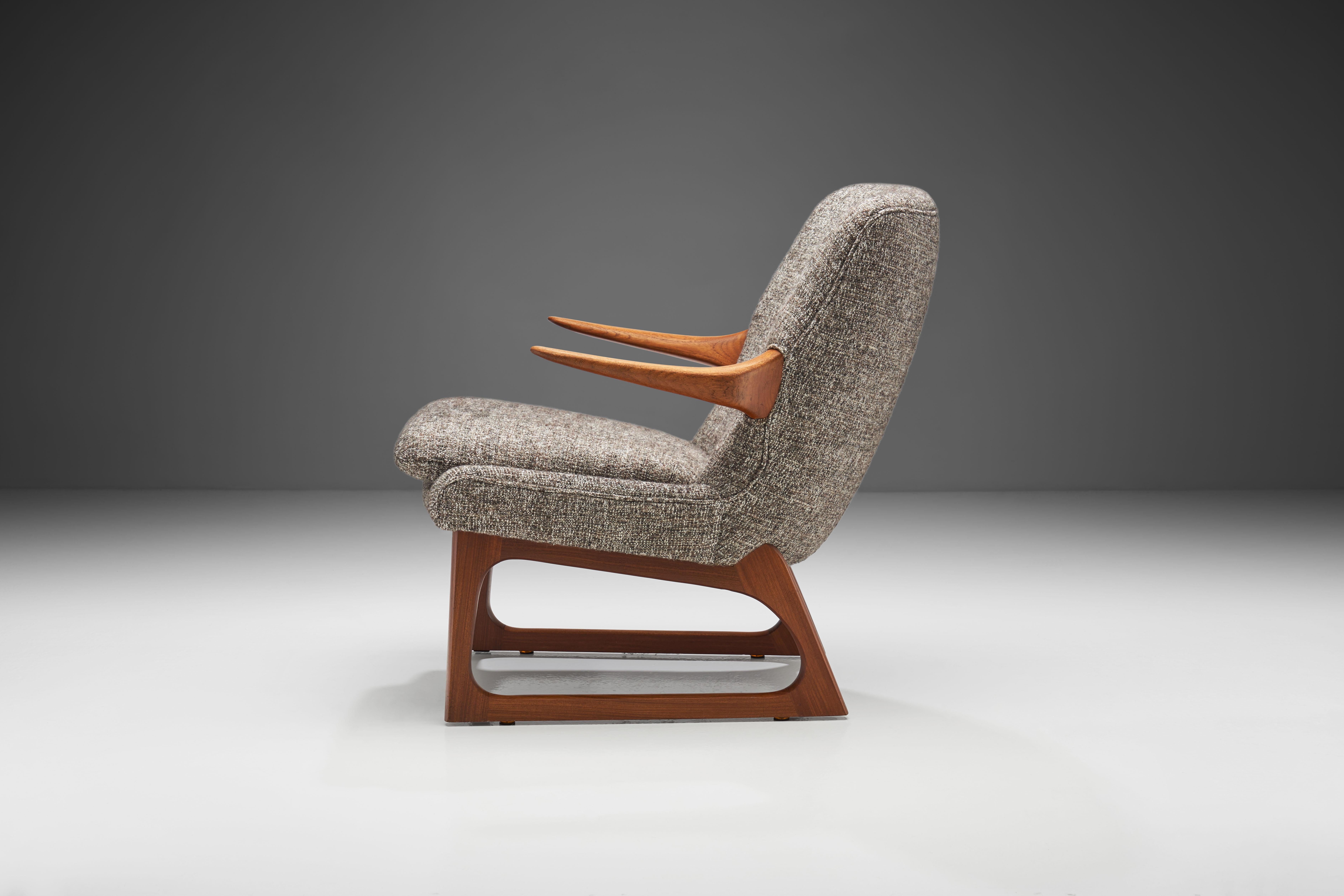 Easy Chair by Fredrik A. Kayser for Vatne, Norway 1960s In Good Condition In Utrecht, NL