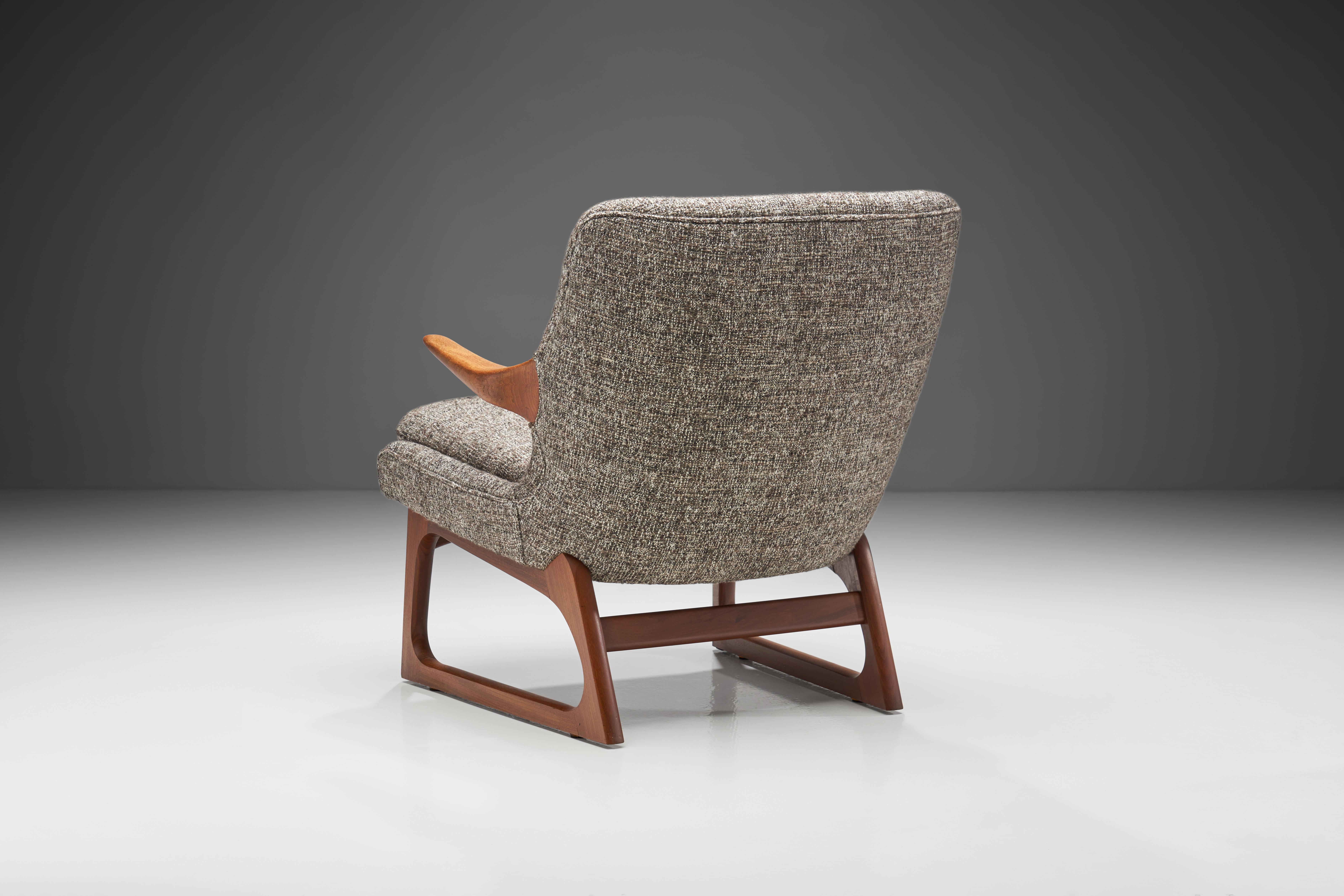 Mid-20th Century Easy Chair by Fredrik A. Kayser for Vatne, Norway 1960s