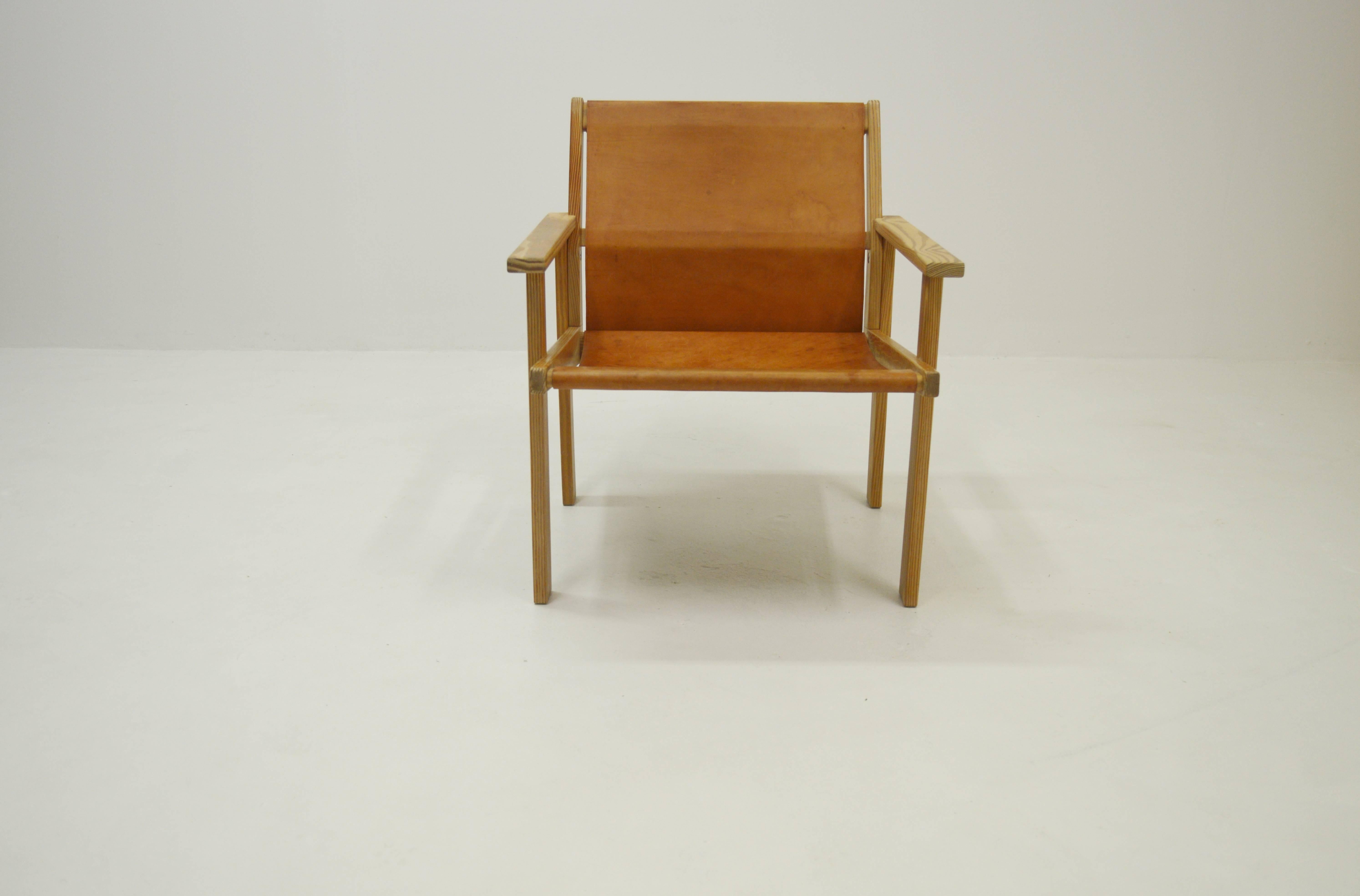 Scandinavian Modern Easy chair by Hans-Agne Jakobsson, circa 1970s For Sale