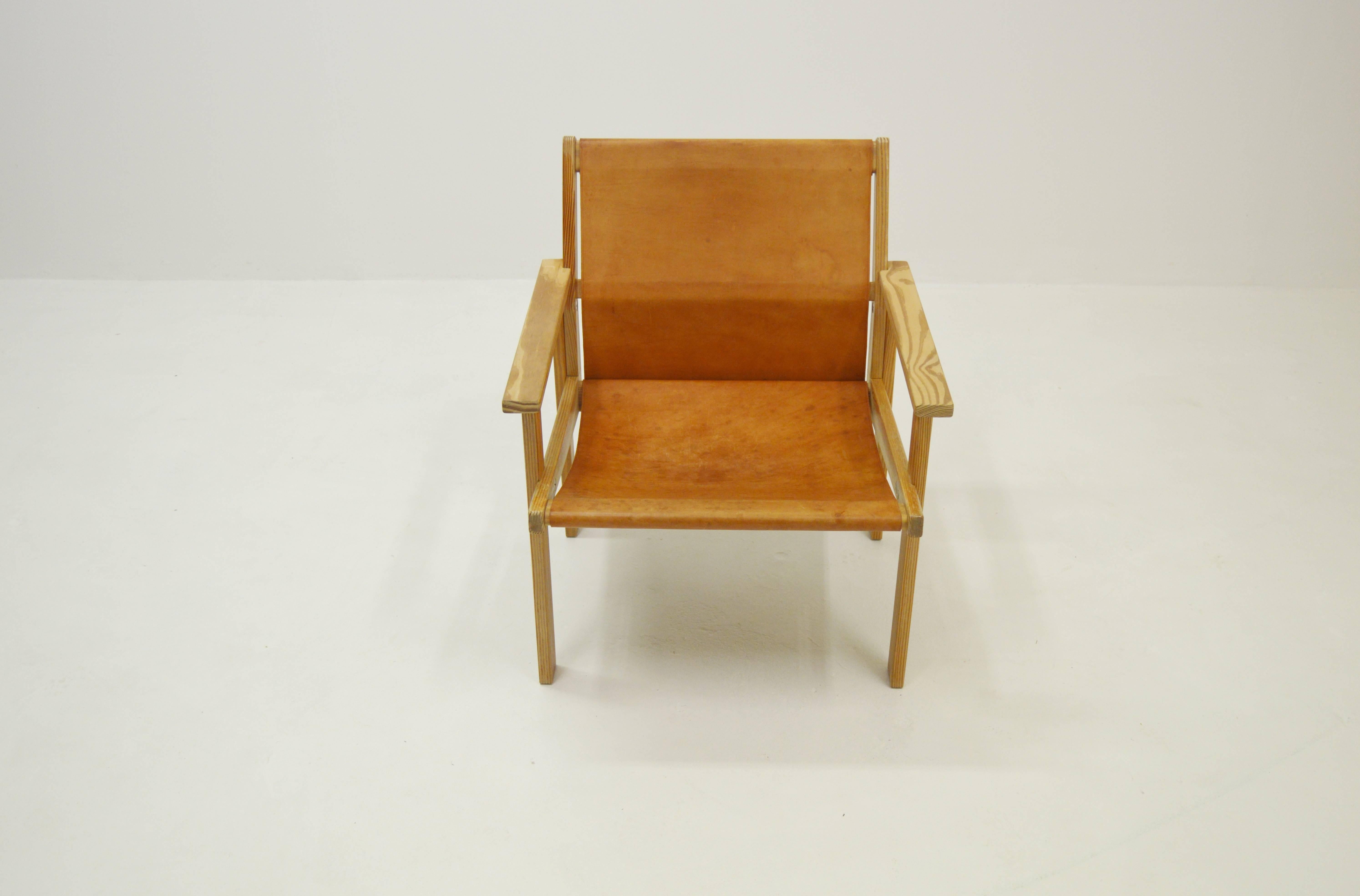 Easy chair by Hans-Agne Jakobsson, circa 1970s In Good Condition For Sale In Alvesta, SE