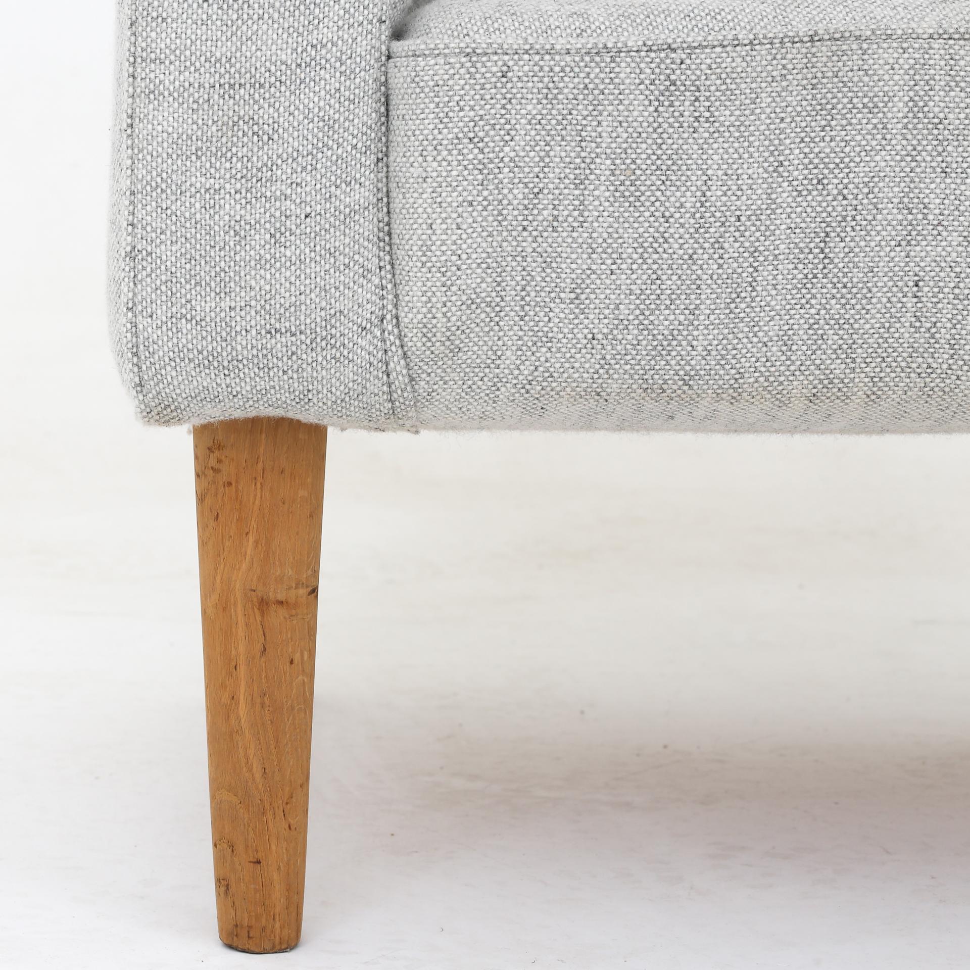 Patinated Easy Chair by Hans J. Wegner